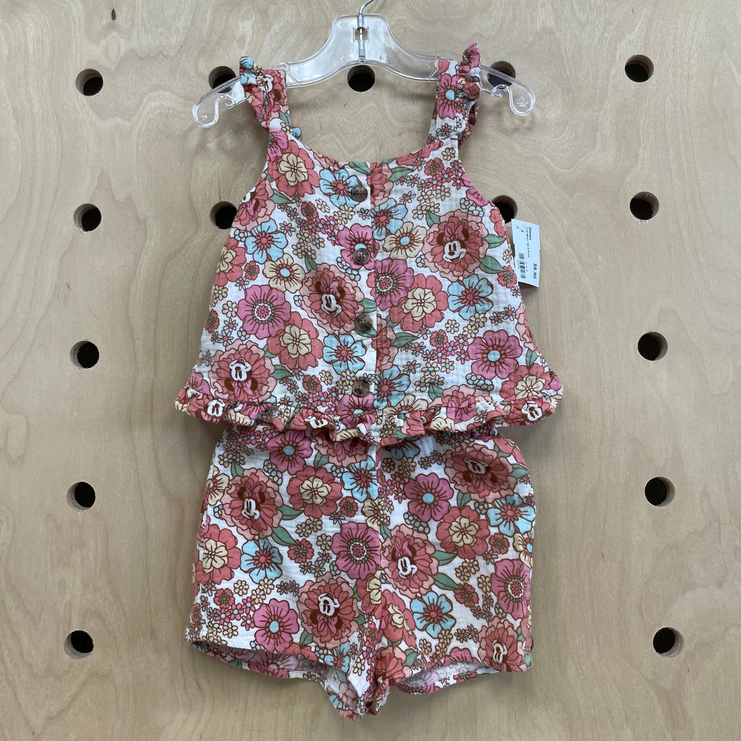 Floral Minnie Tank & Shorts