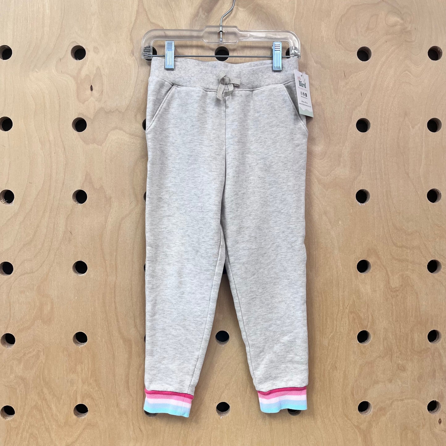 Tan/Pastel Trim Joggers