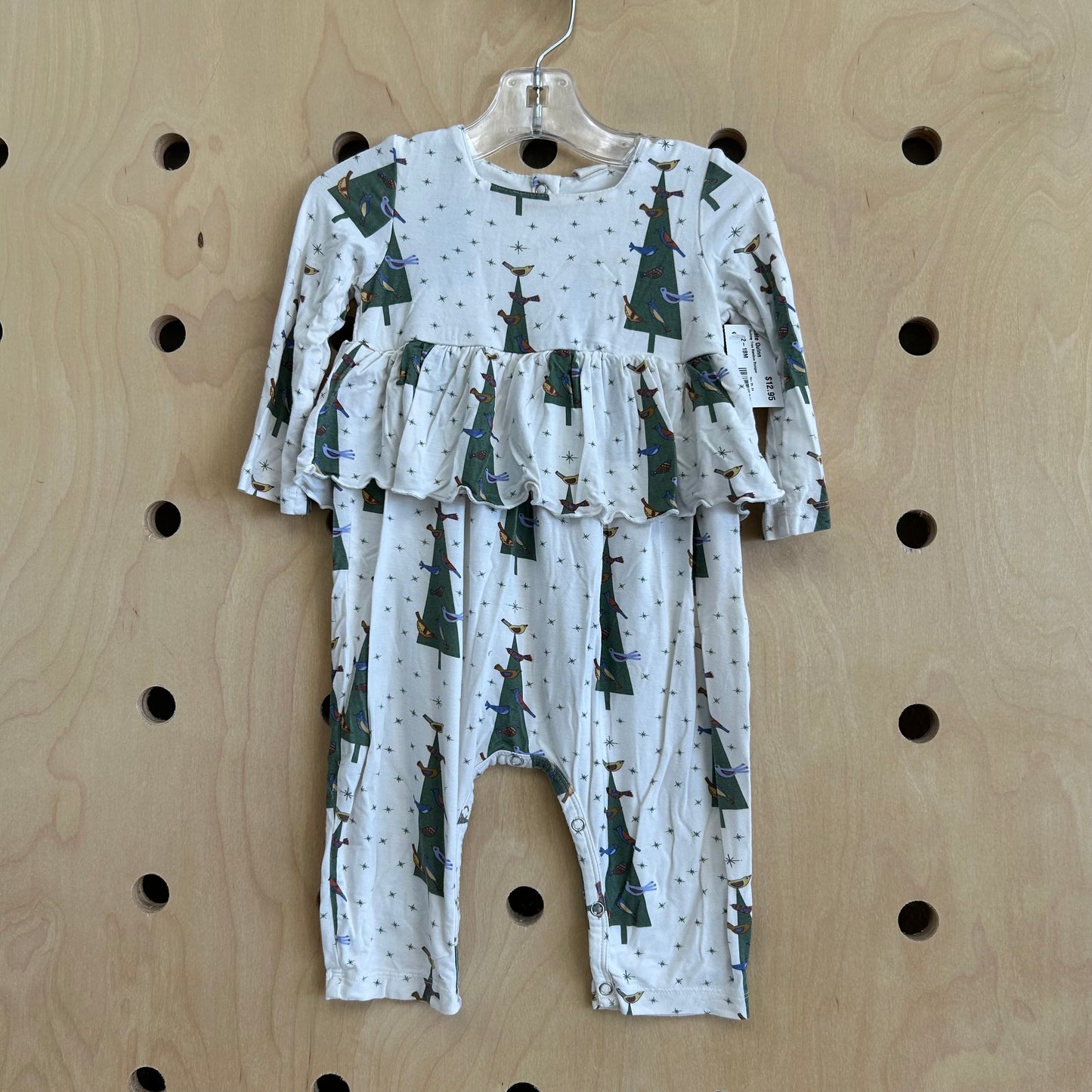 Holiday Tree Bamboo Romper