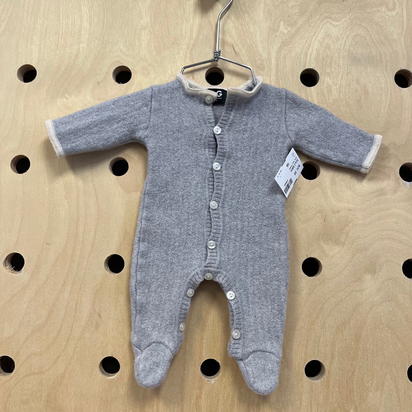Grey Wool Romper