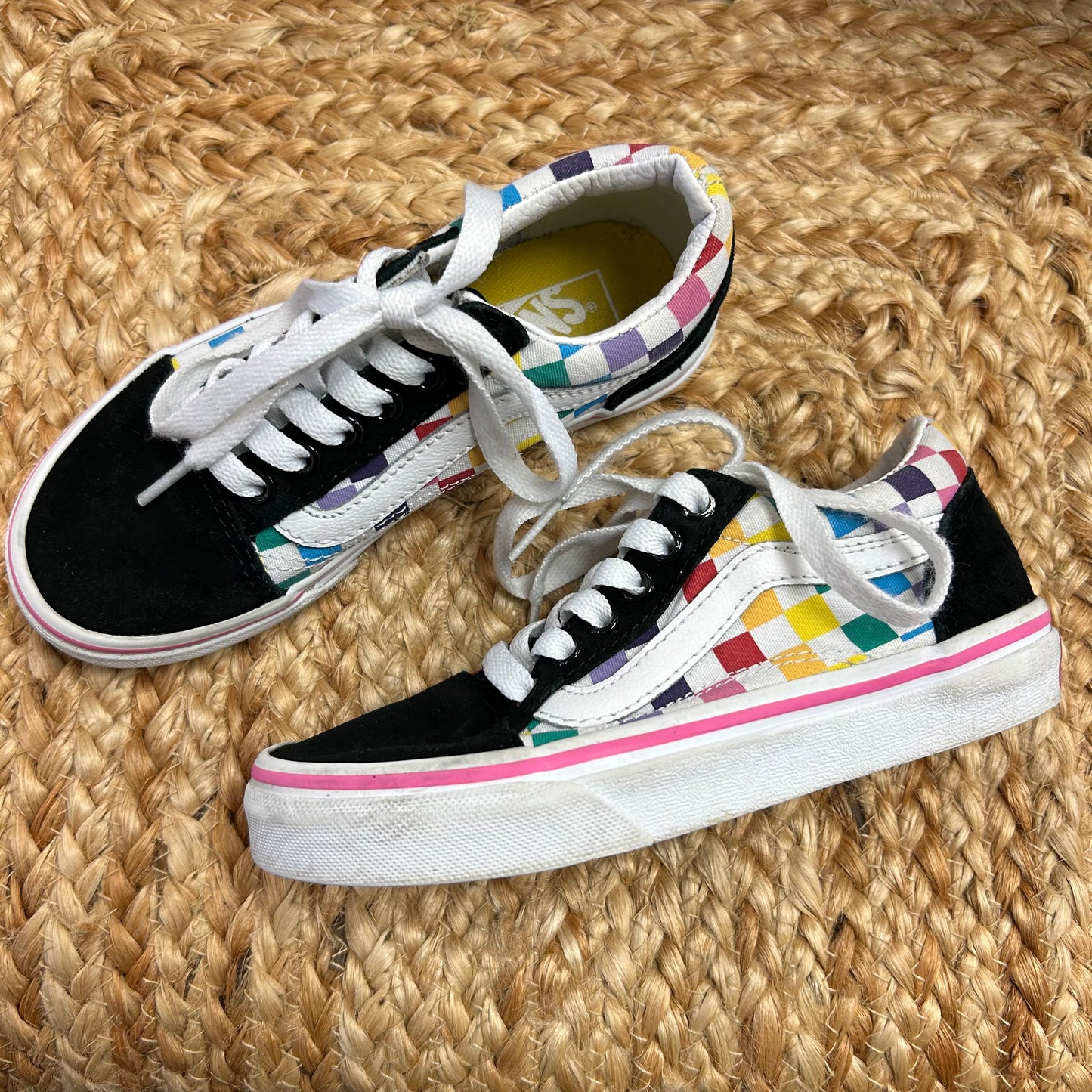 Black Colorful Checkered Classics