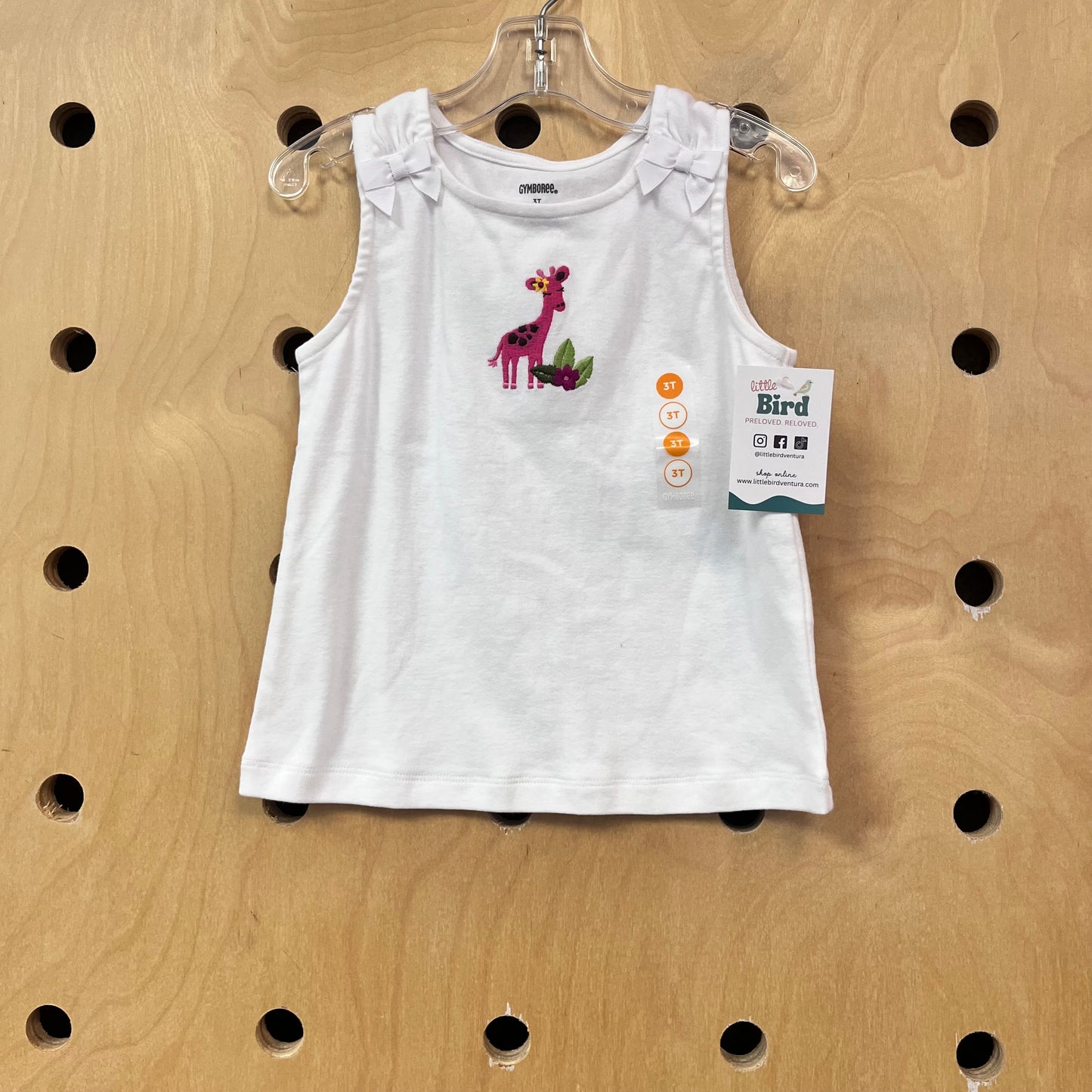 White Giraffe Tank NEW!