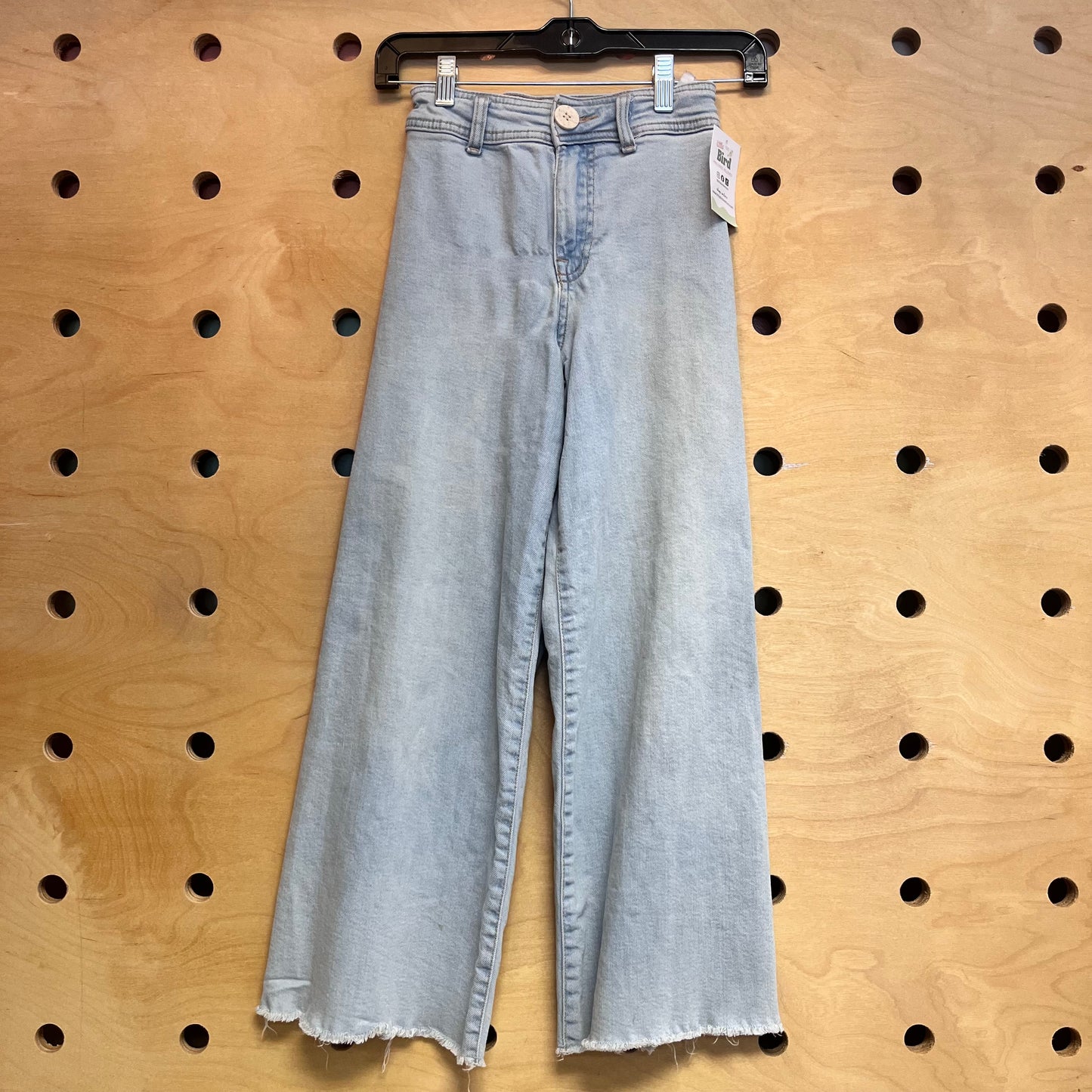 Light Wash Wide Leg Denim Pants