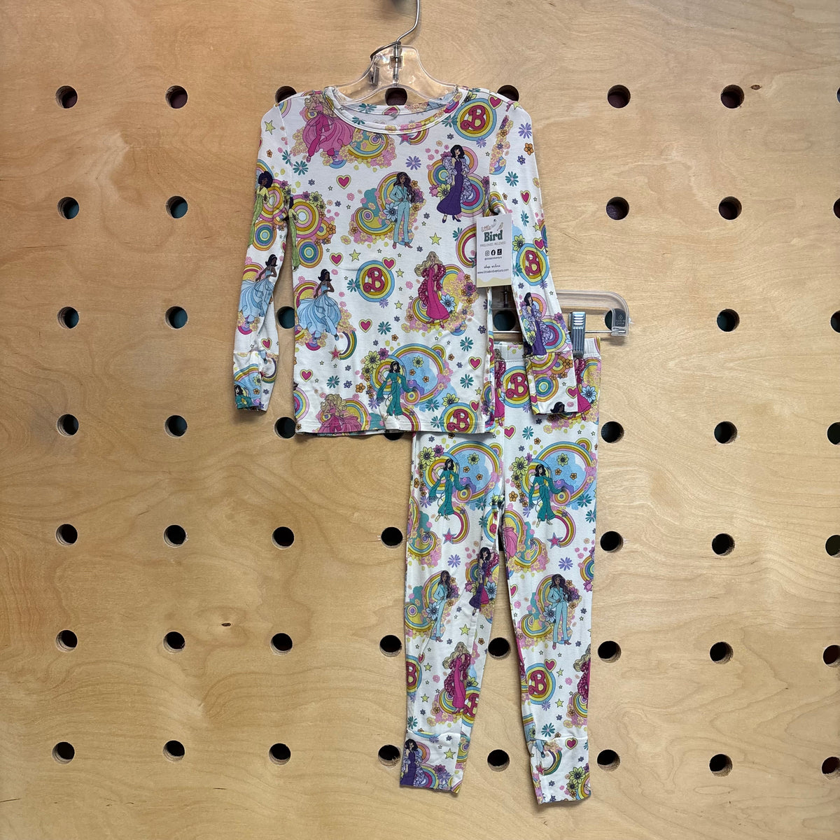 Cream Barbie Bamboo Pajamas