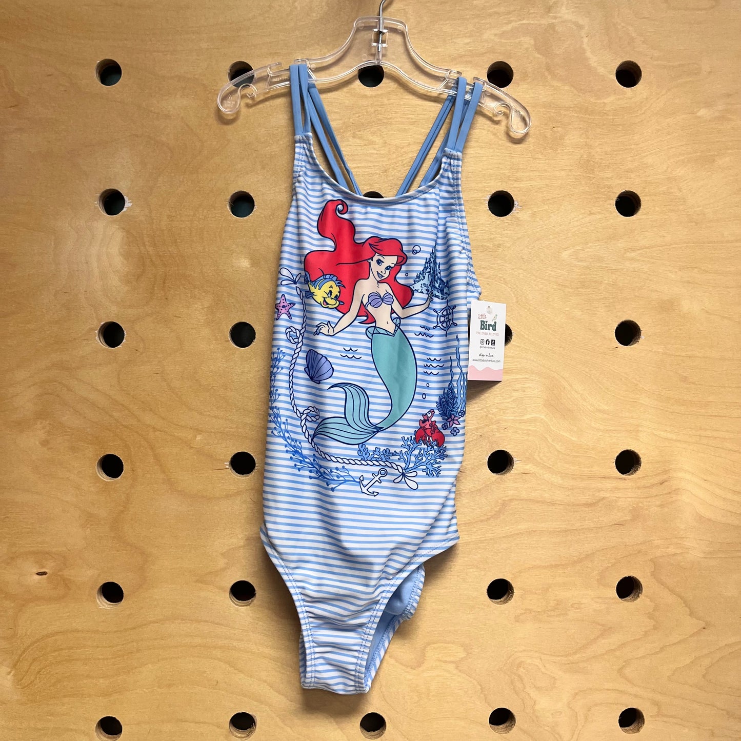 Blue/White Stripe Ariel Swimsuit