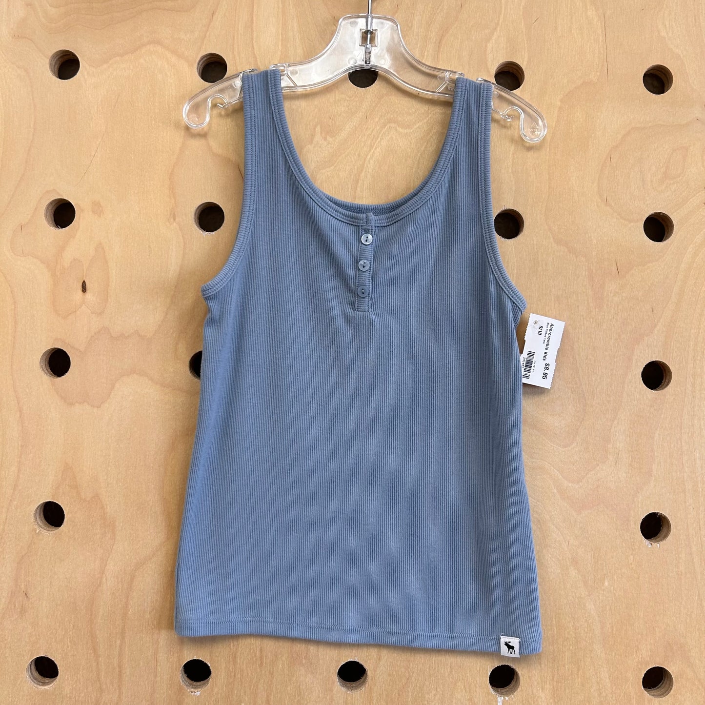 Blue Ribbed Tank