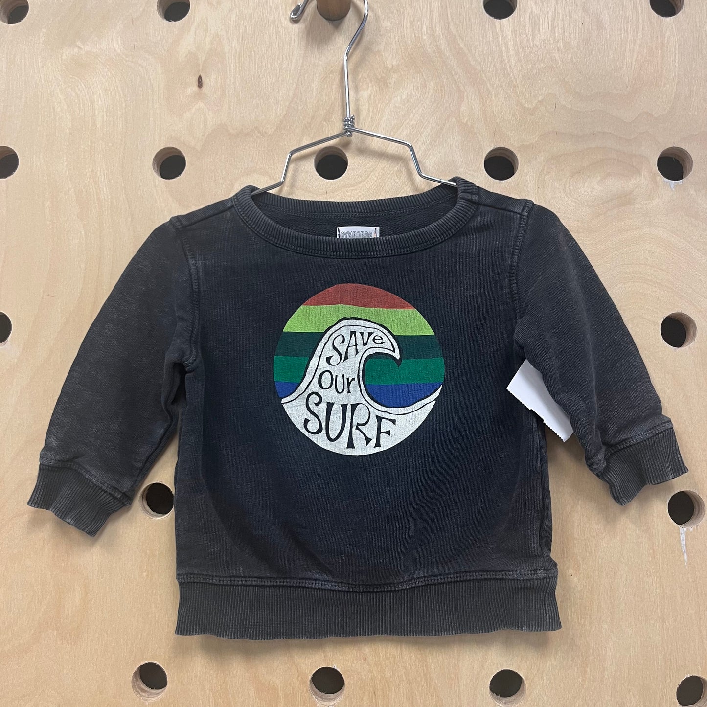 Black Save Our Surf Sweatshirt