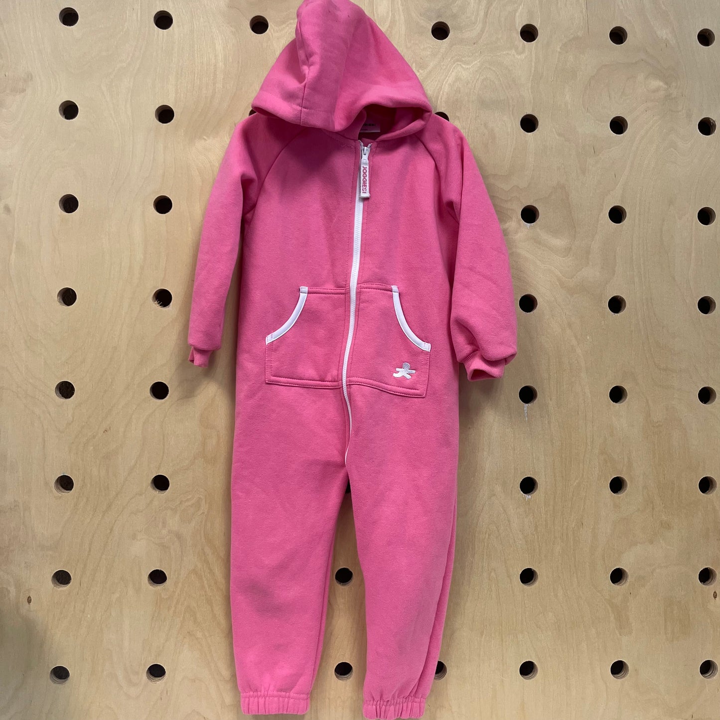 Pink Hoodie Jumpsuit