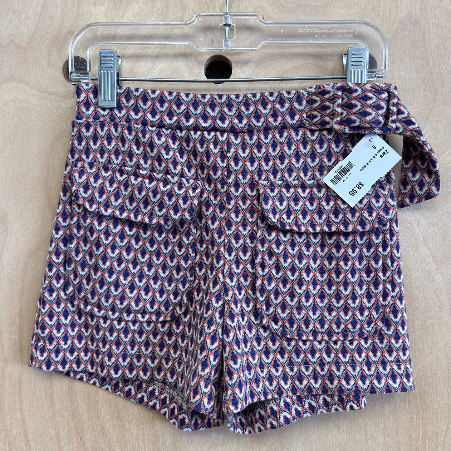 Orange & Blue Soft Shorts