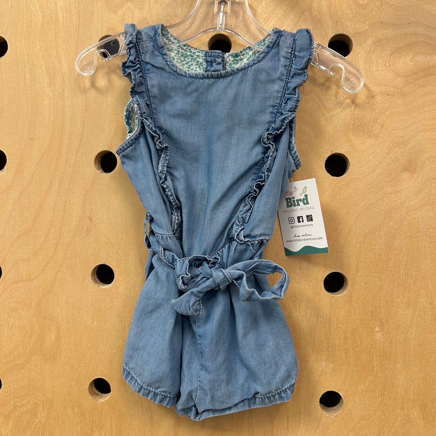Chambray Romper