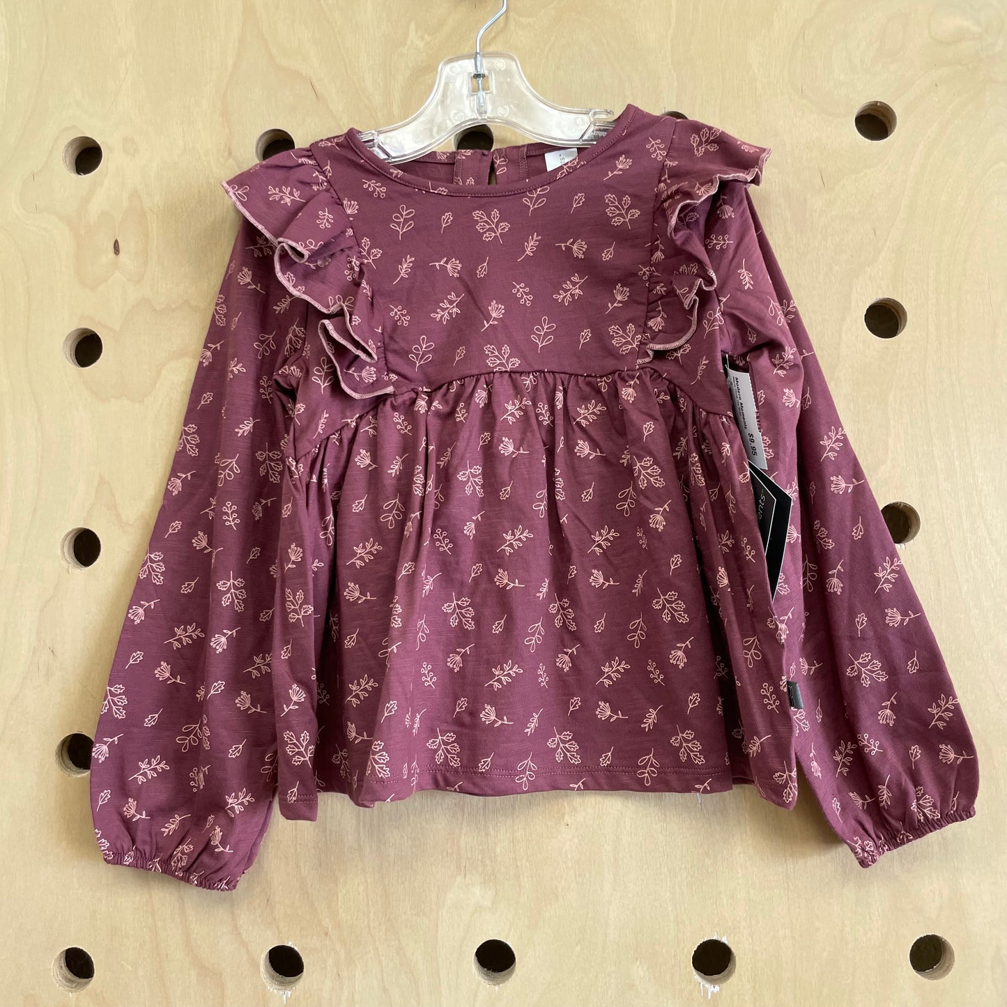 Mauve Floral Top NEW!