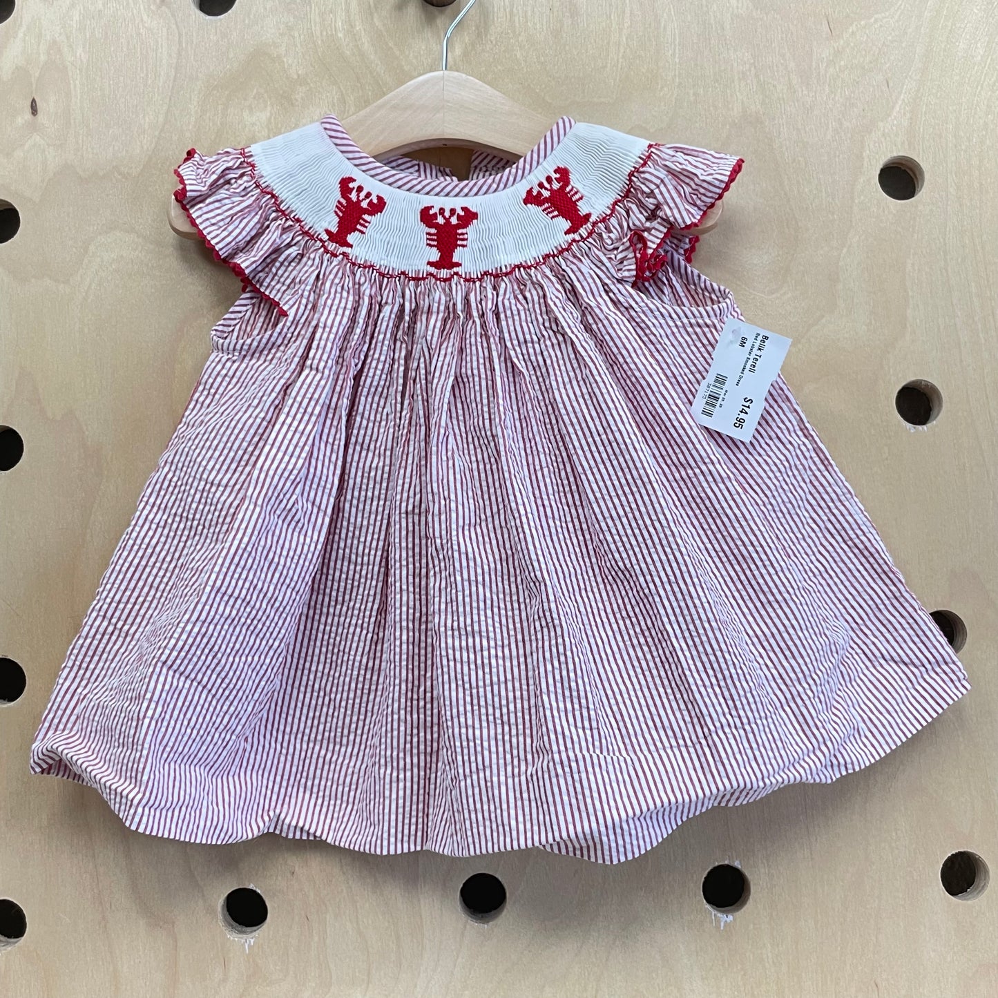 Red Lobster Smocked Dress
