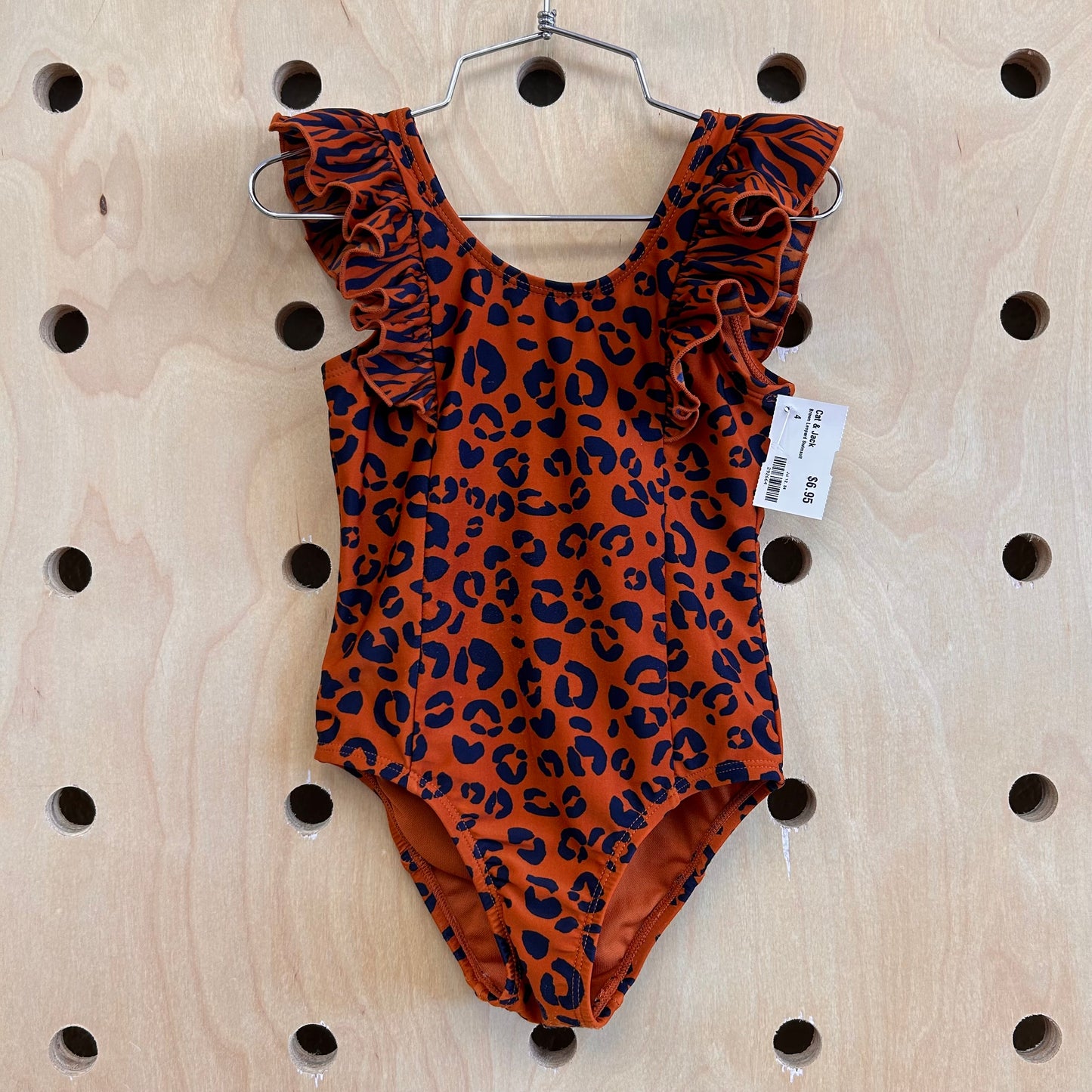 Brown Leopard Swimsuit