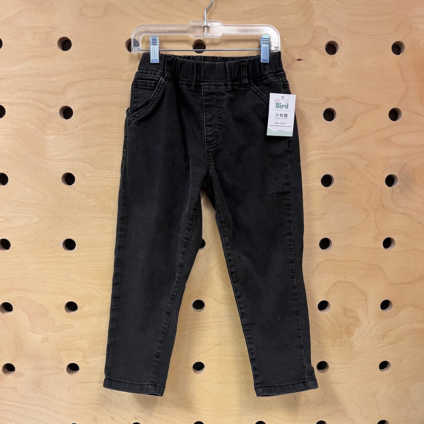 Black Denim Pants