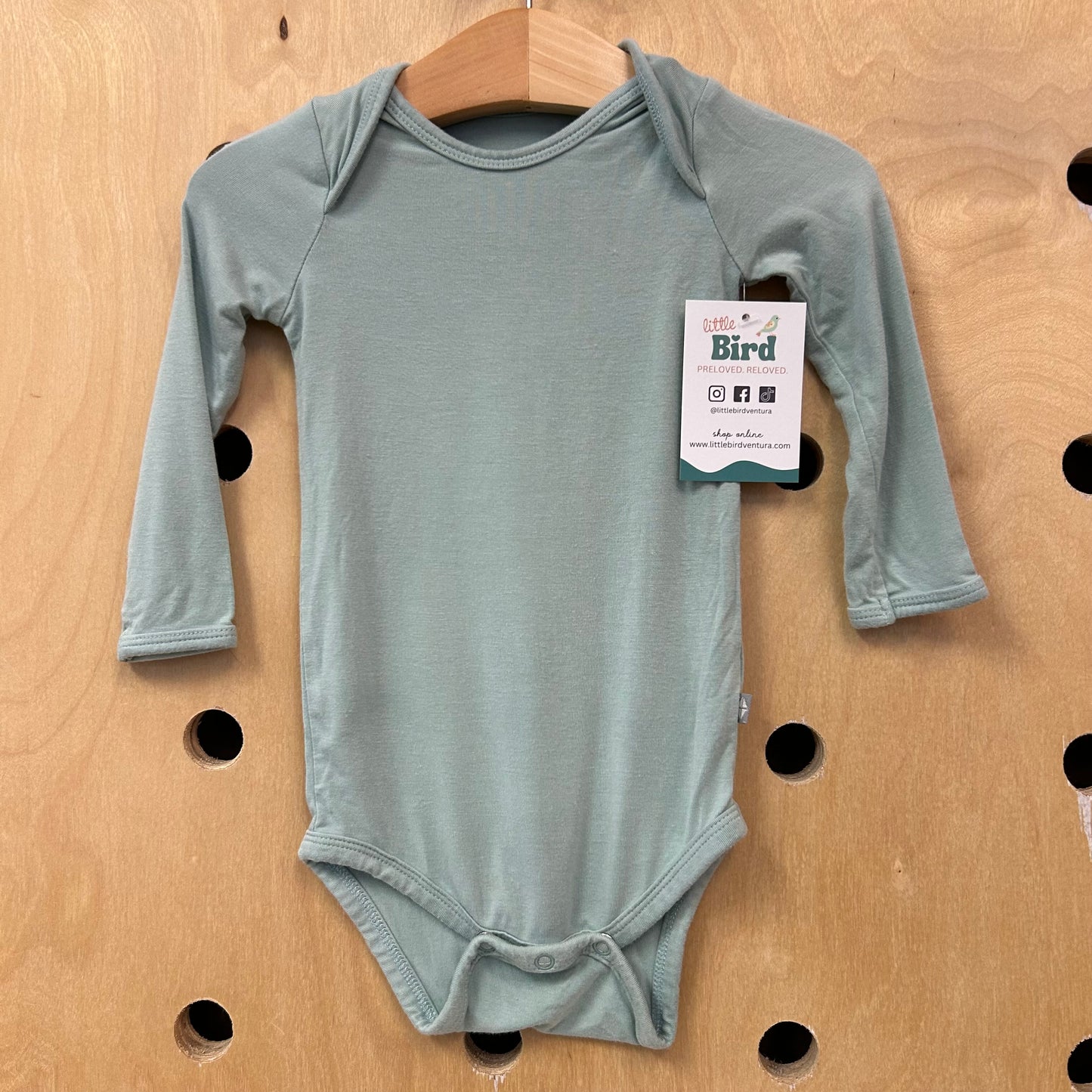 Light Blue Bamboo Bodysuit
