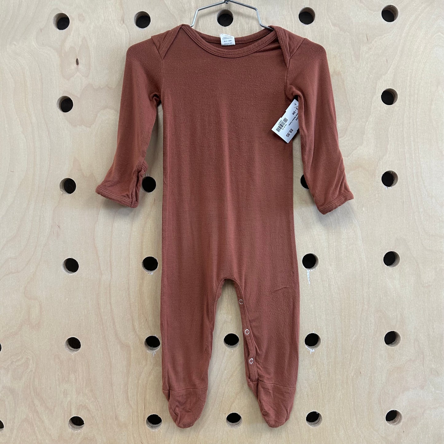 Brown Organic Bamboo Footies