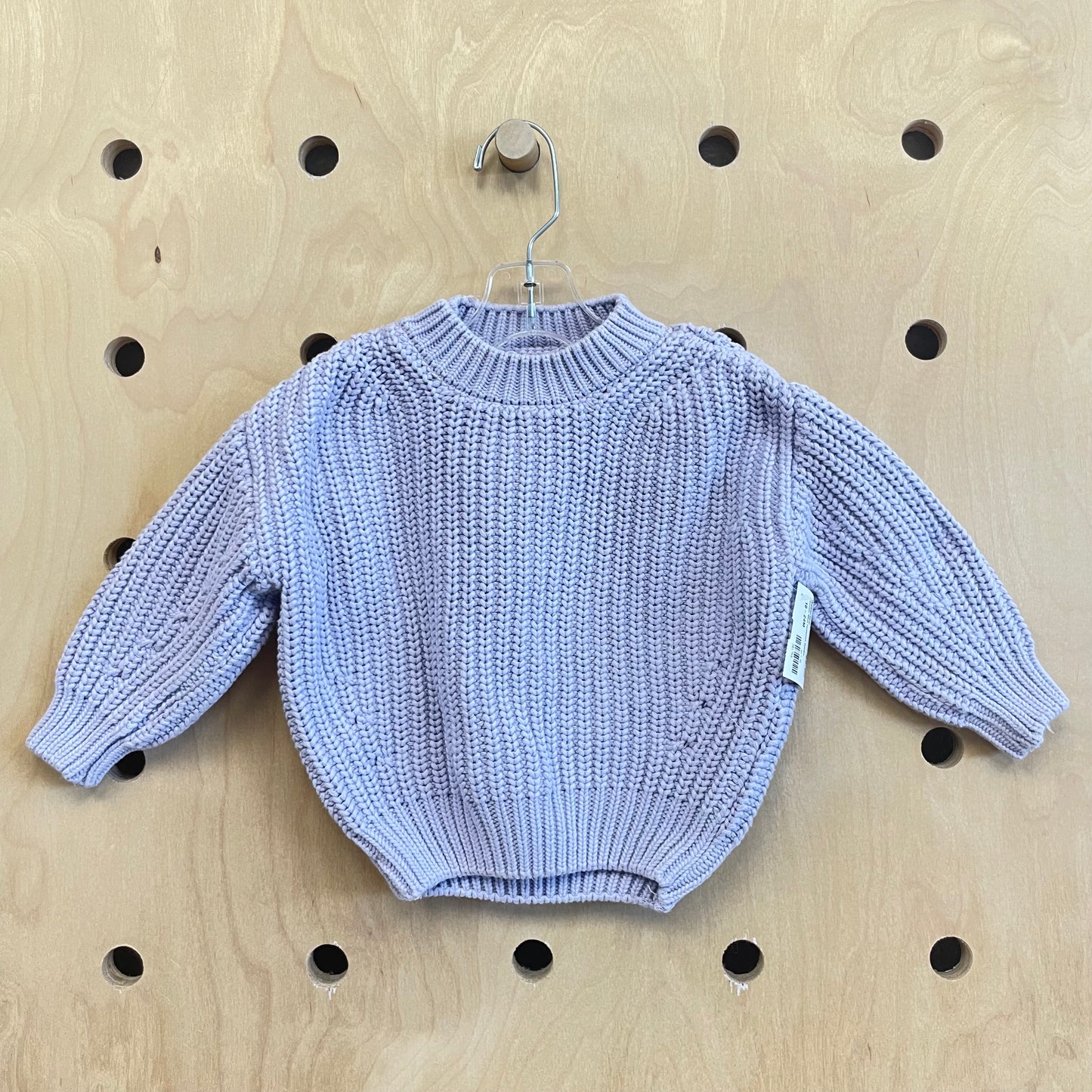 Lavender Mock Turtleneck Sweater