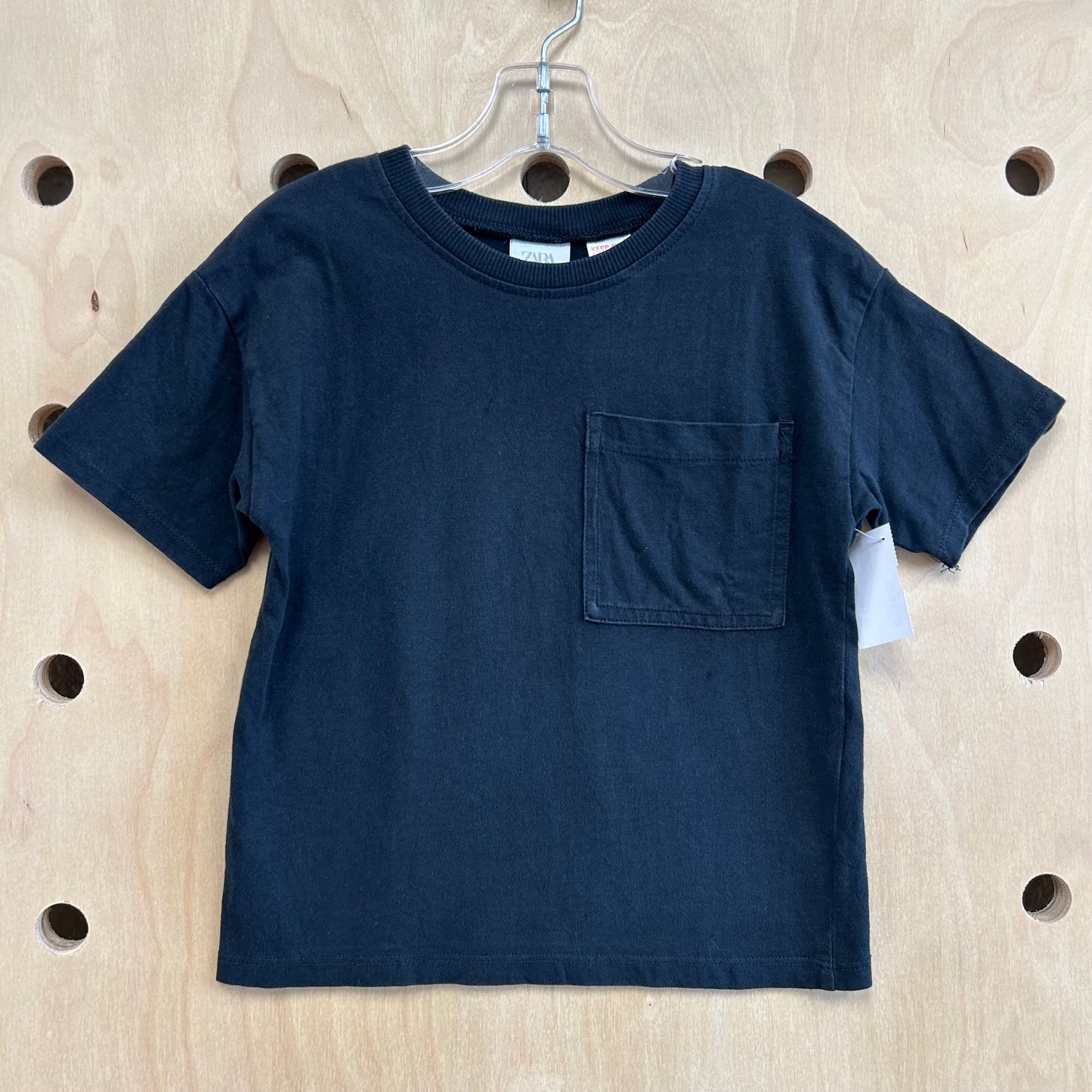 Black Pocket Tee
