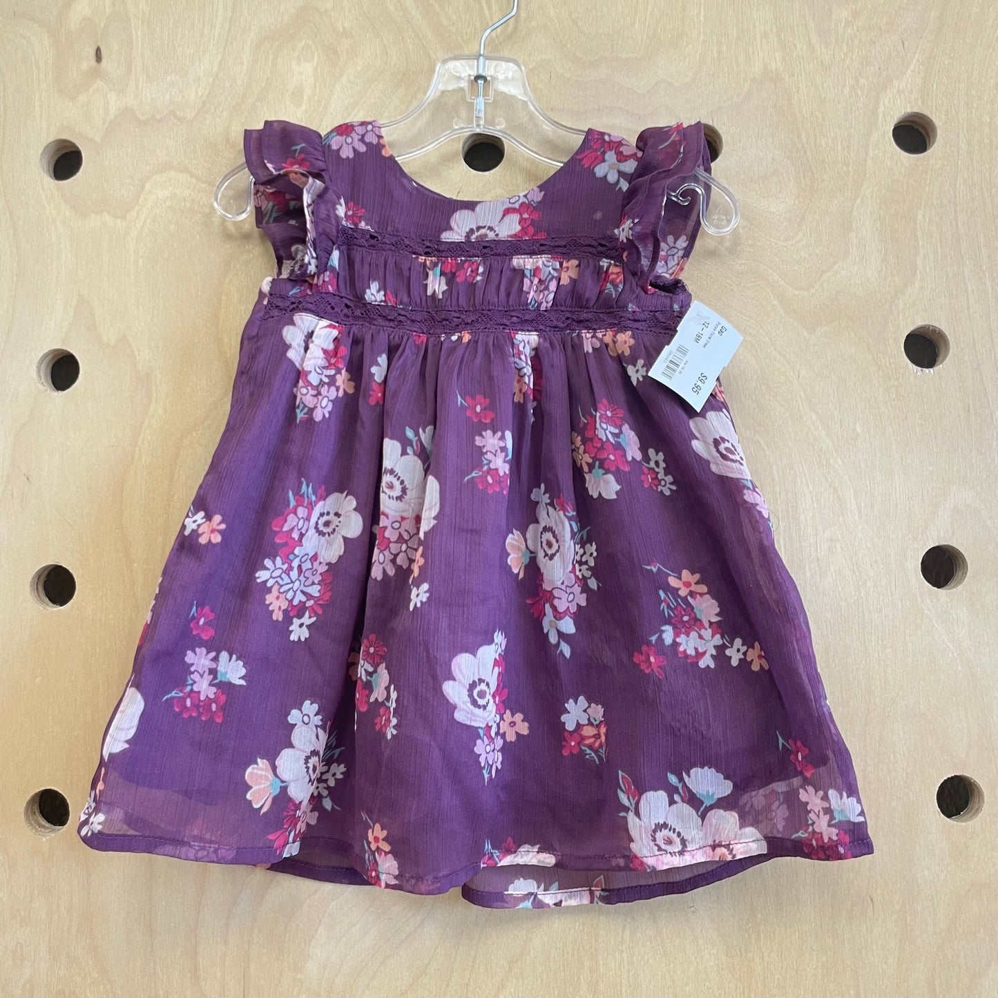 Purple Floral Dress