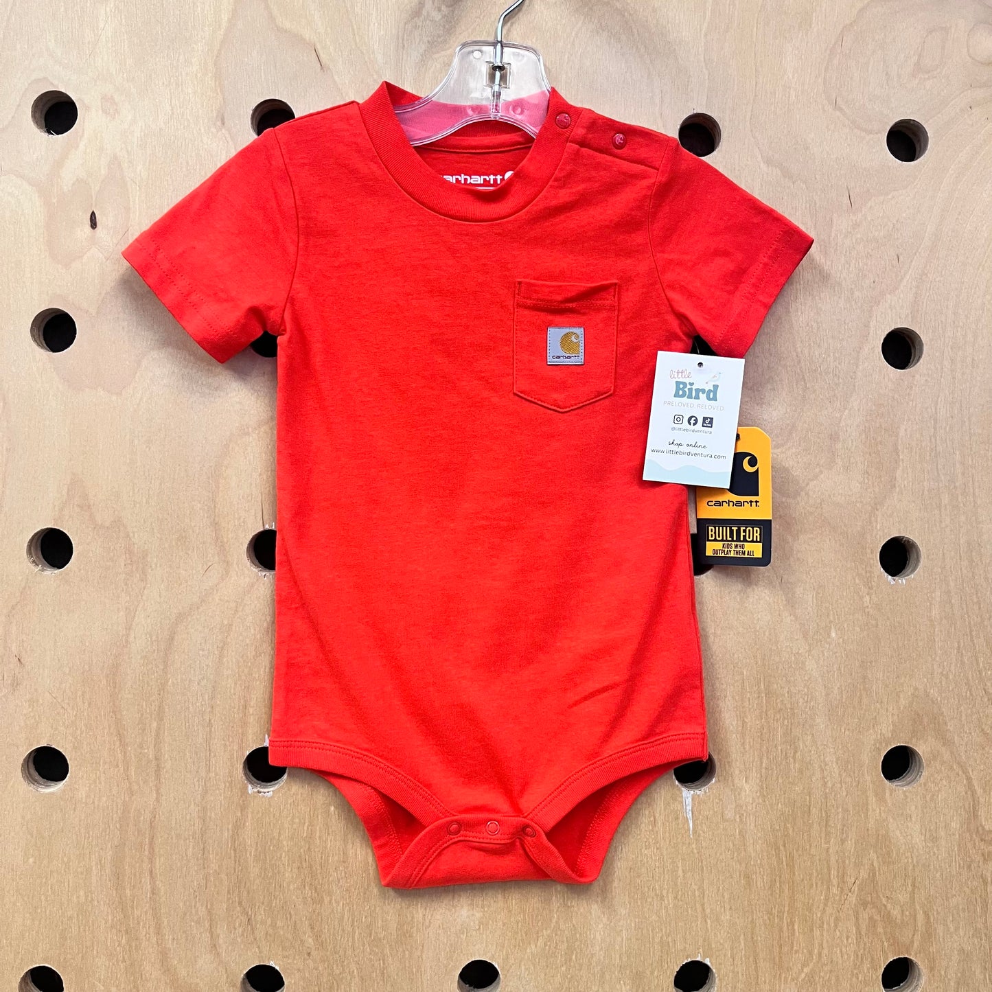 Orange Logo Pocket Bodysuit NEW!