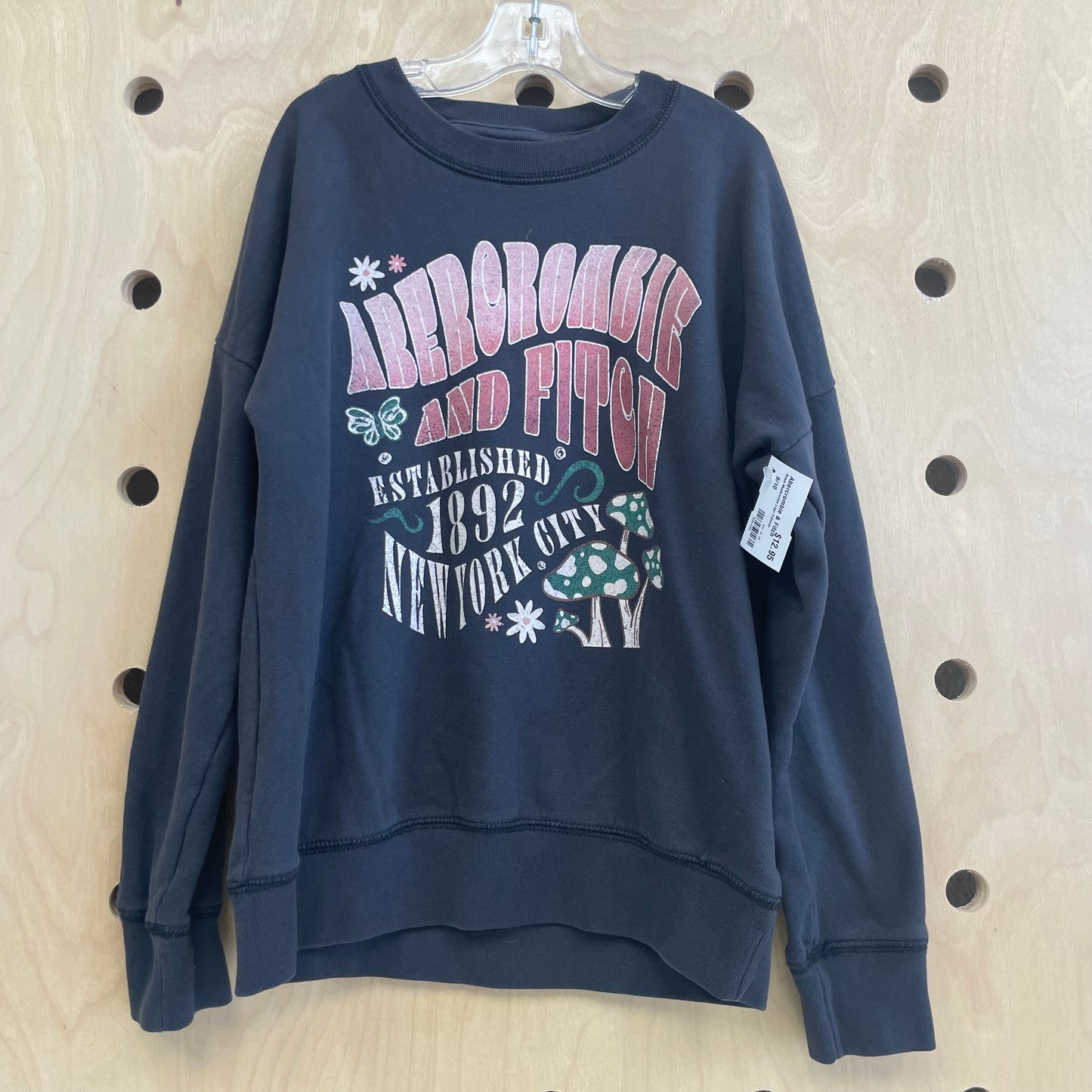 Black Mushrooms Logo Pullover