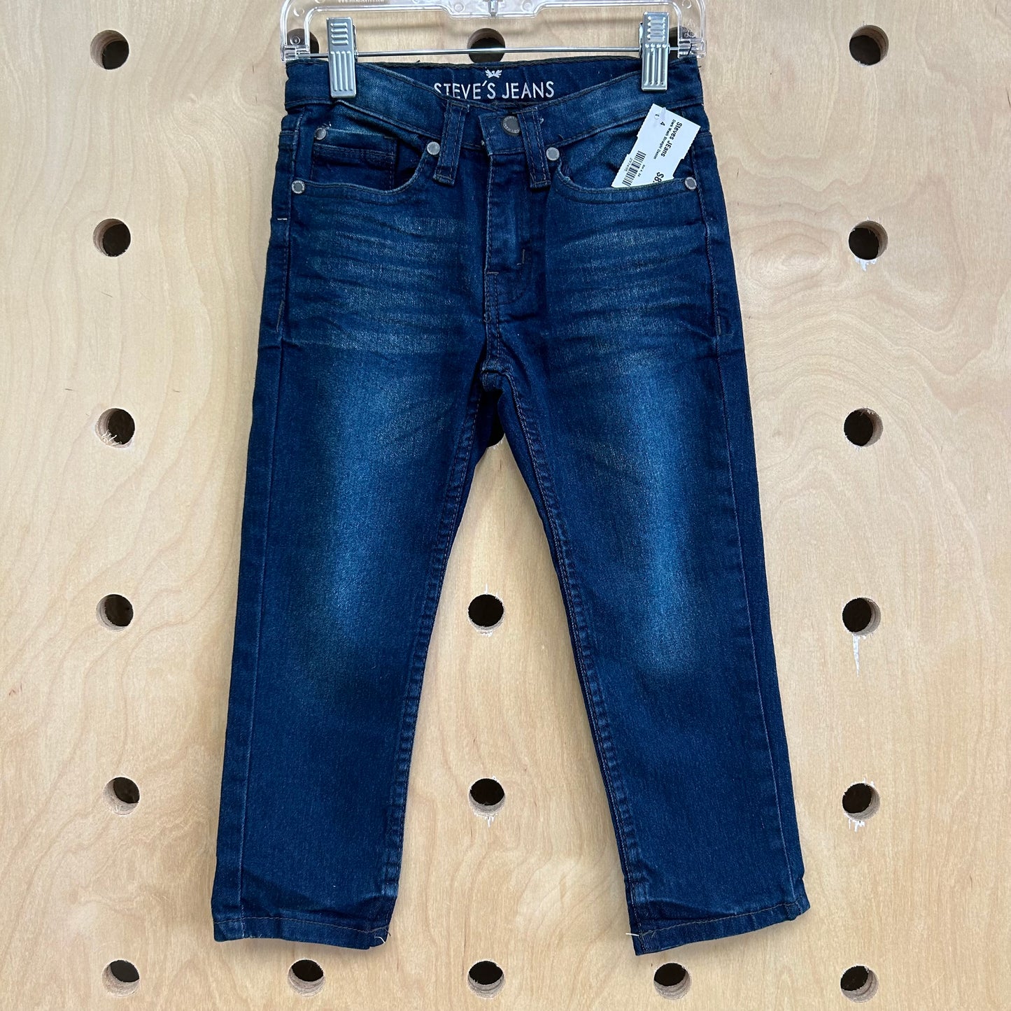 Dark Wash Straight Denim