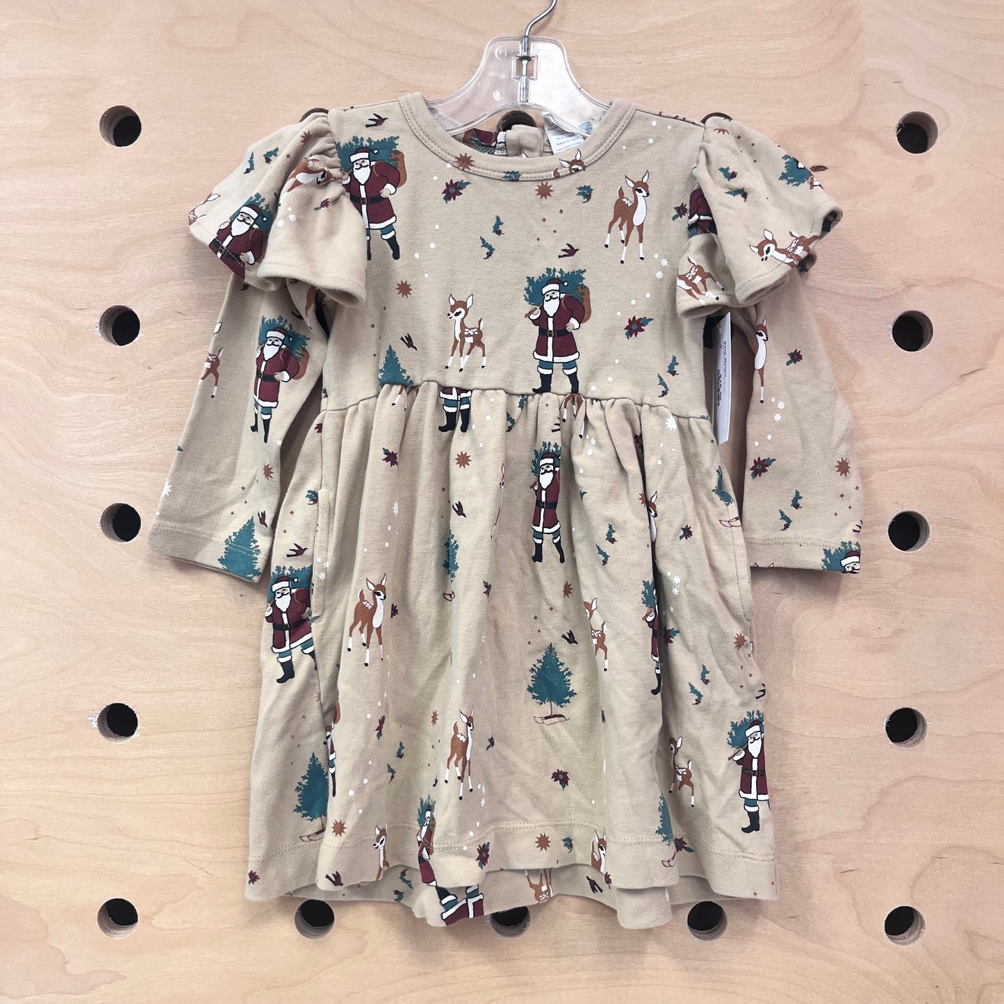 Tan Organic Santa Dress