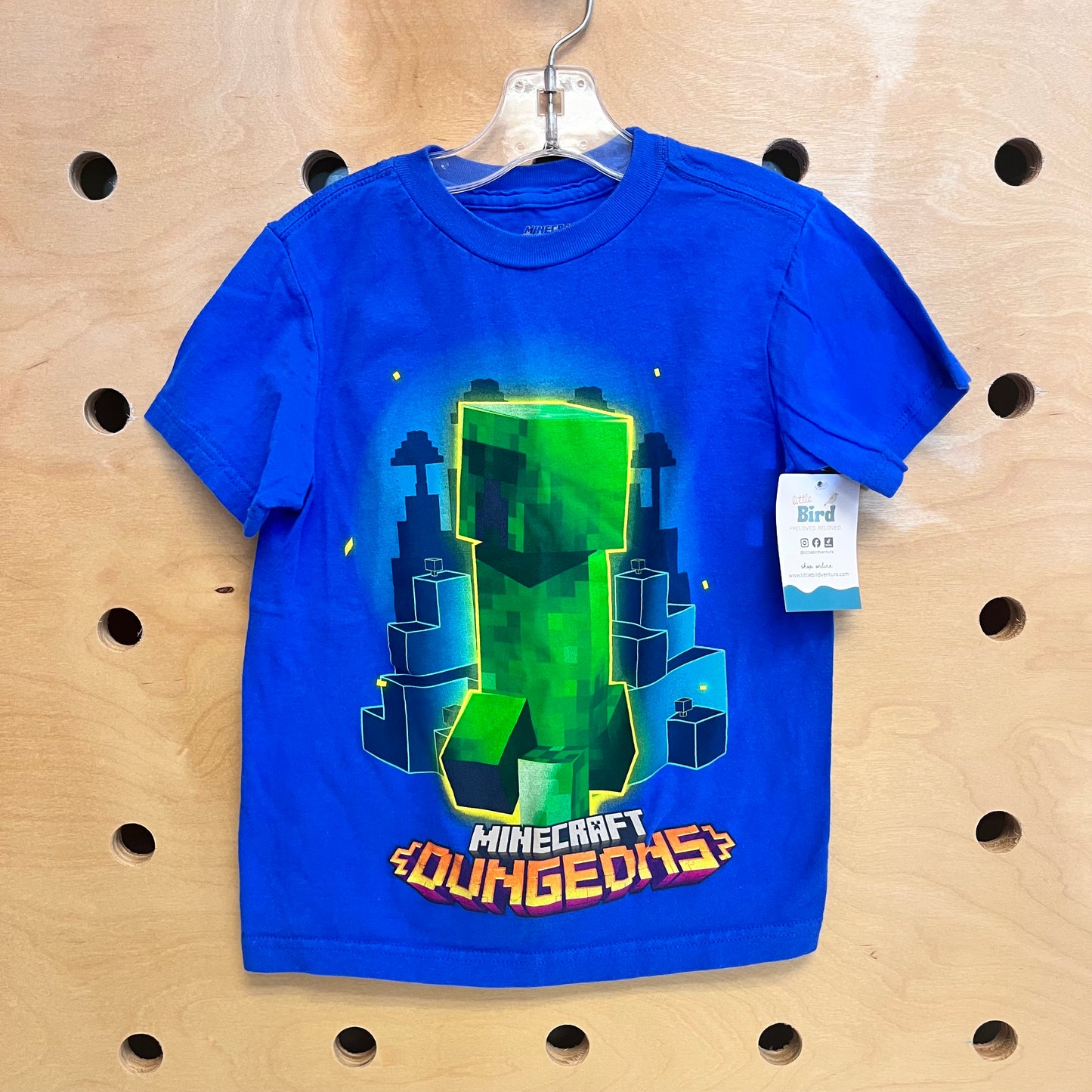 Blue Minecraft Tee