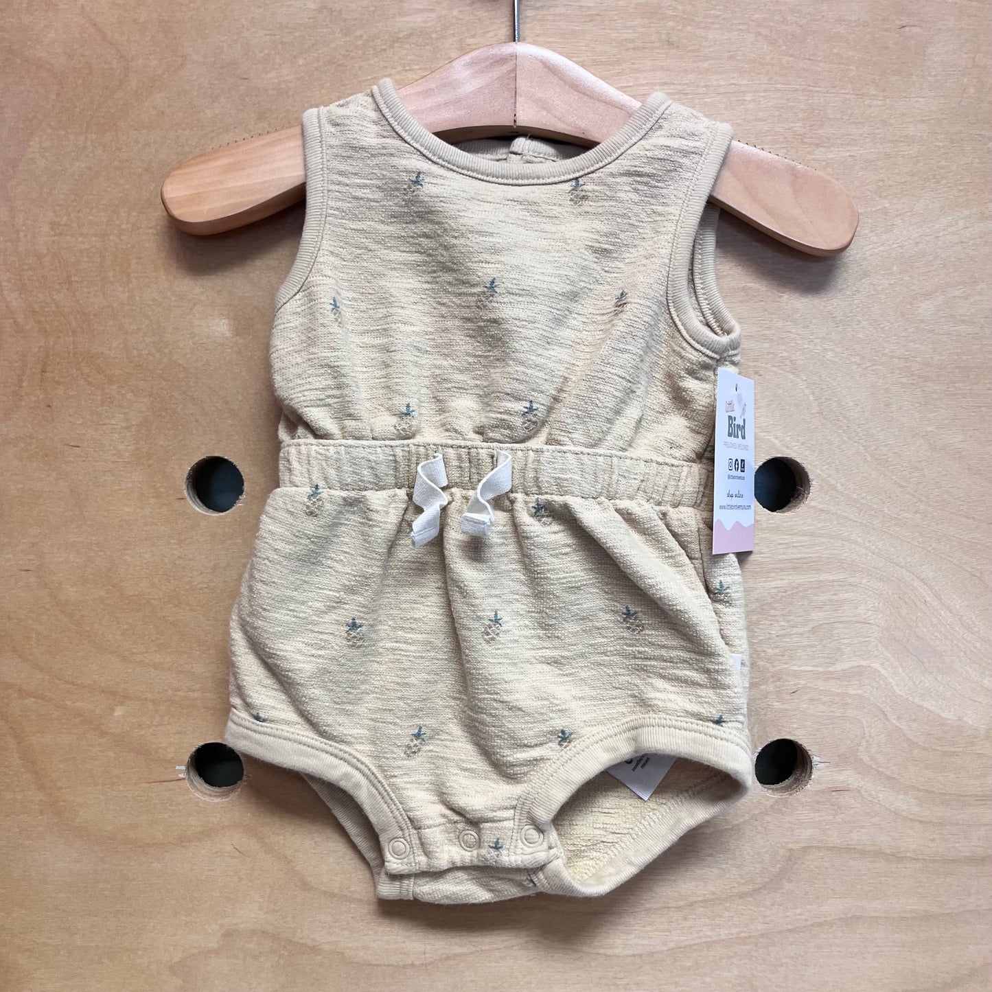Organic Yellow Pineapple Romper