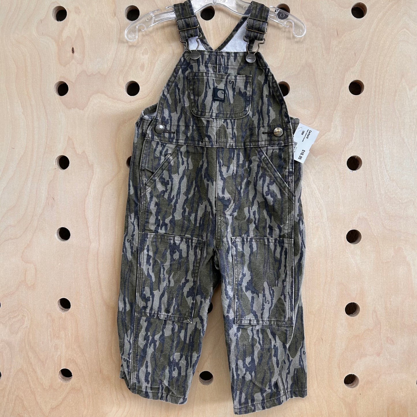 Camo Denim Overalls