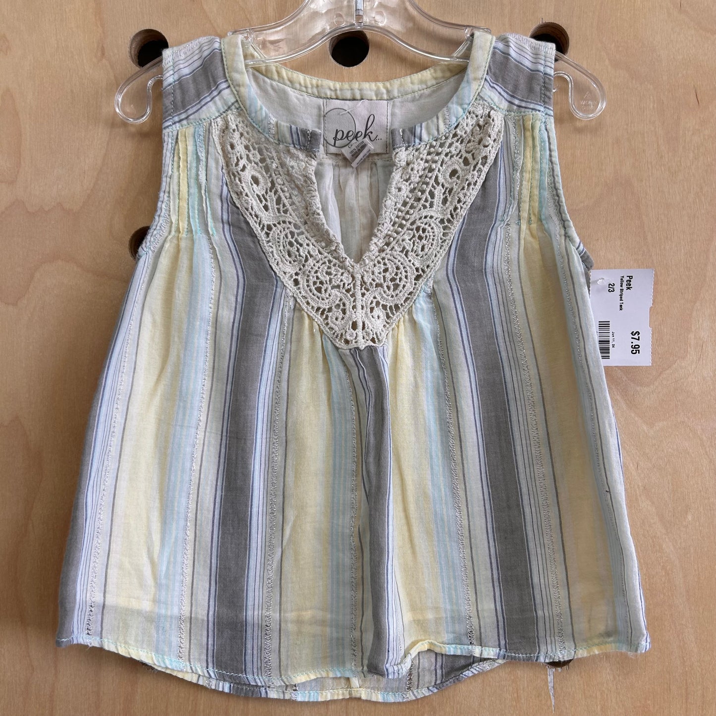 Yellow Striped Tank