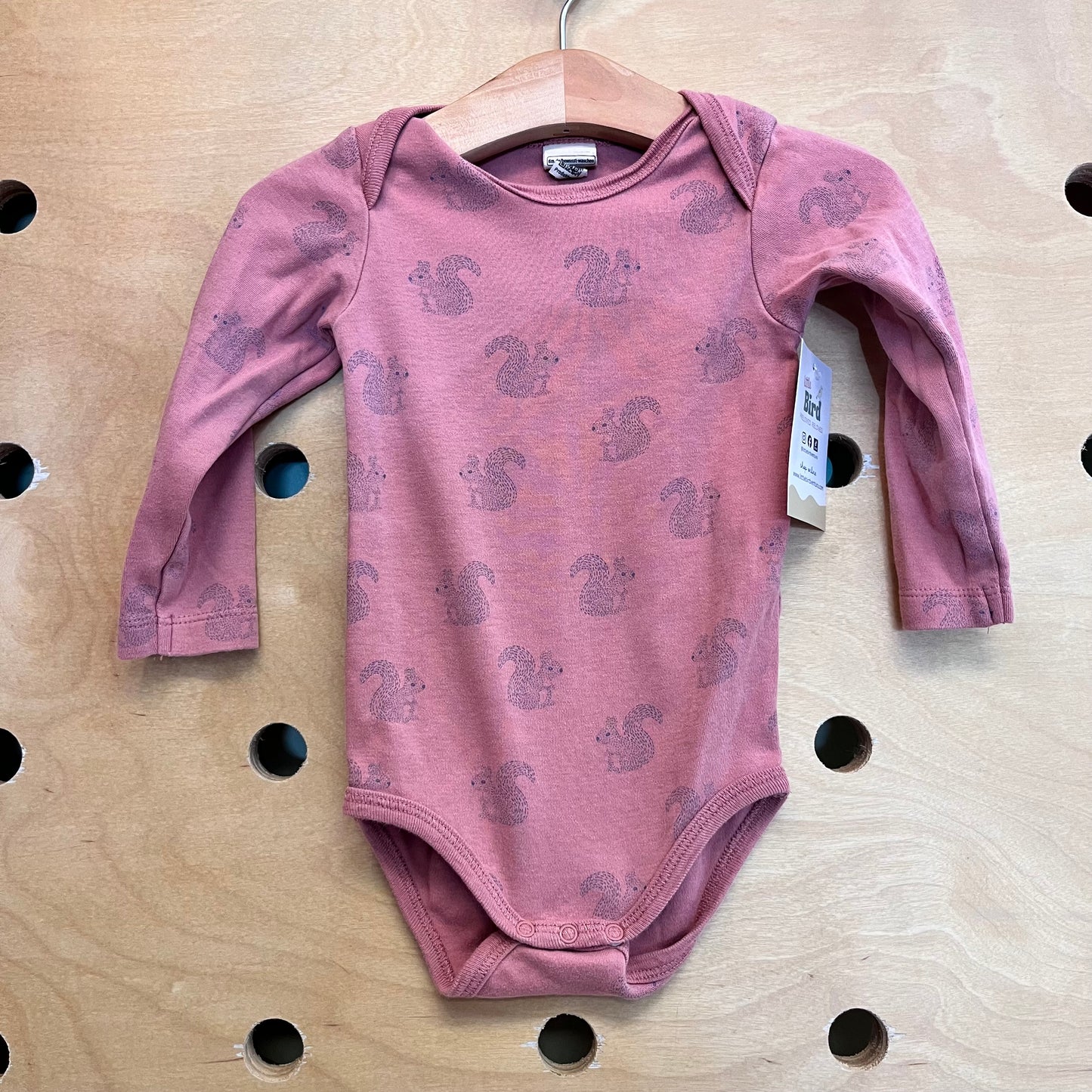 Pink/Blue Squirells Bodysuit