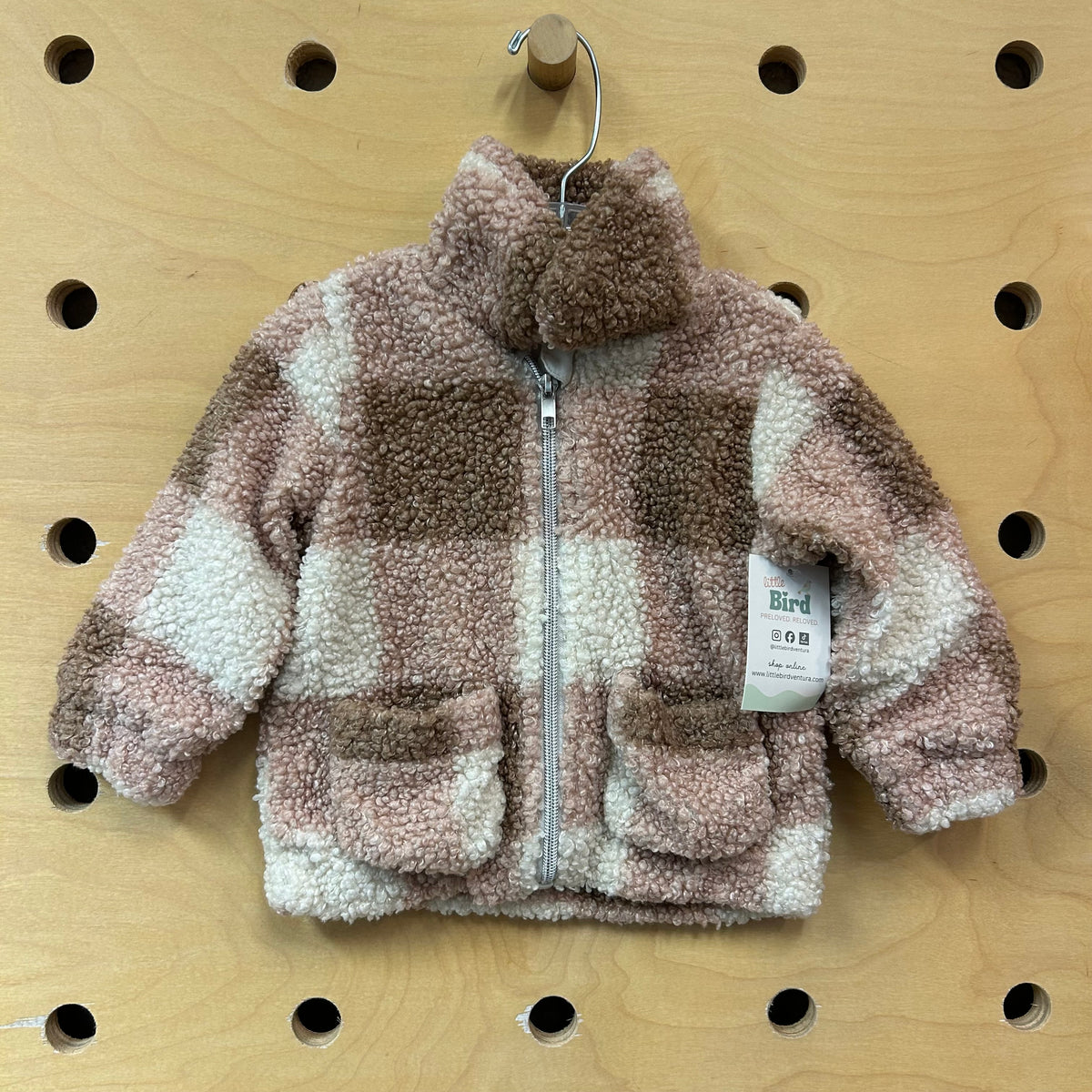 Sherpa Plaid Jacket