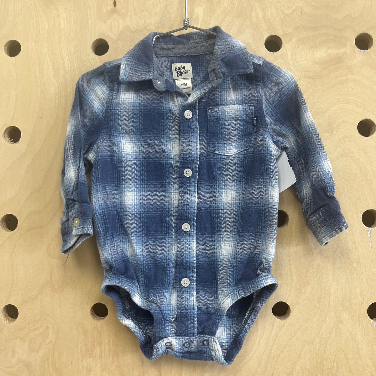 Blue Flannel Bodysuit