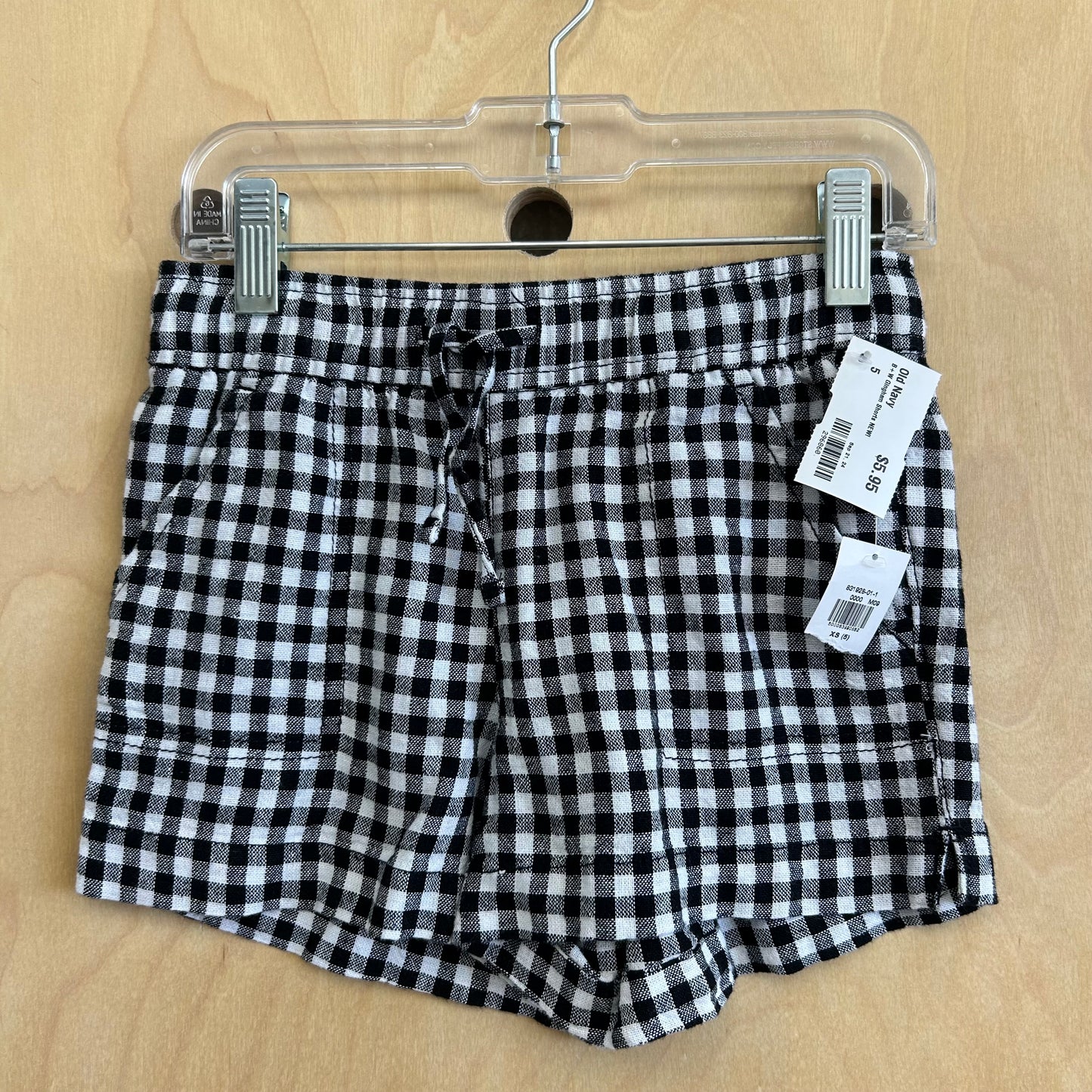 B+W Gingham Shorts NEW!