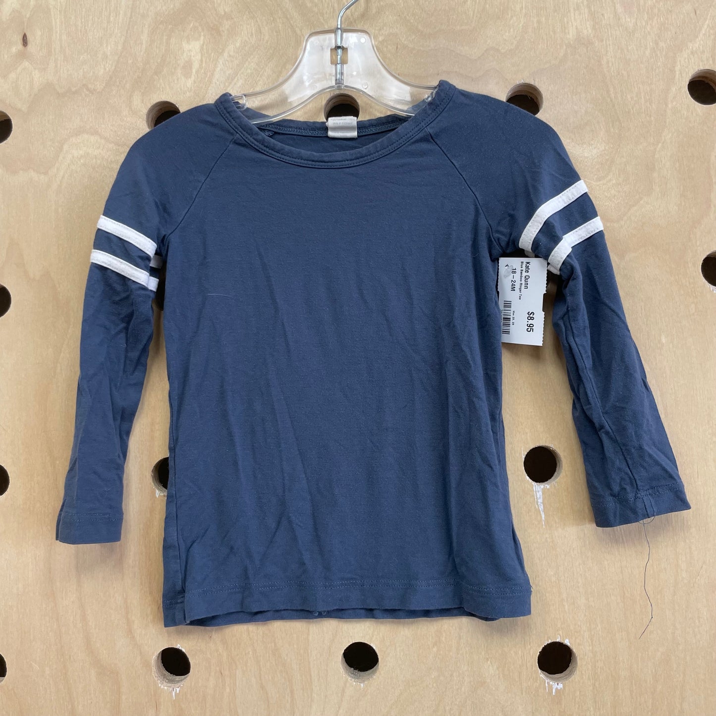 Blue Bamboo Ringer Tee