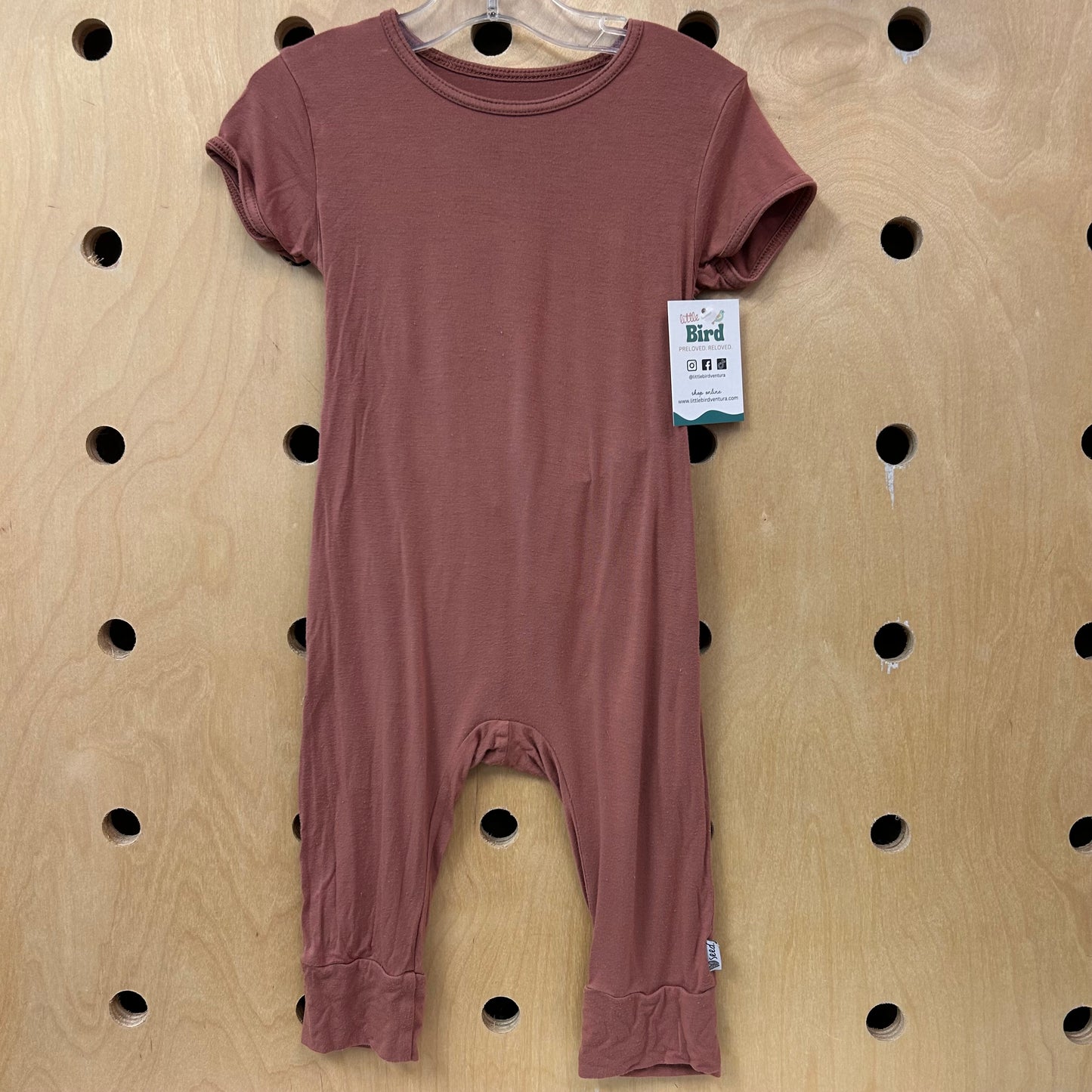 Mauve Bamboo Romper