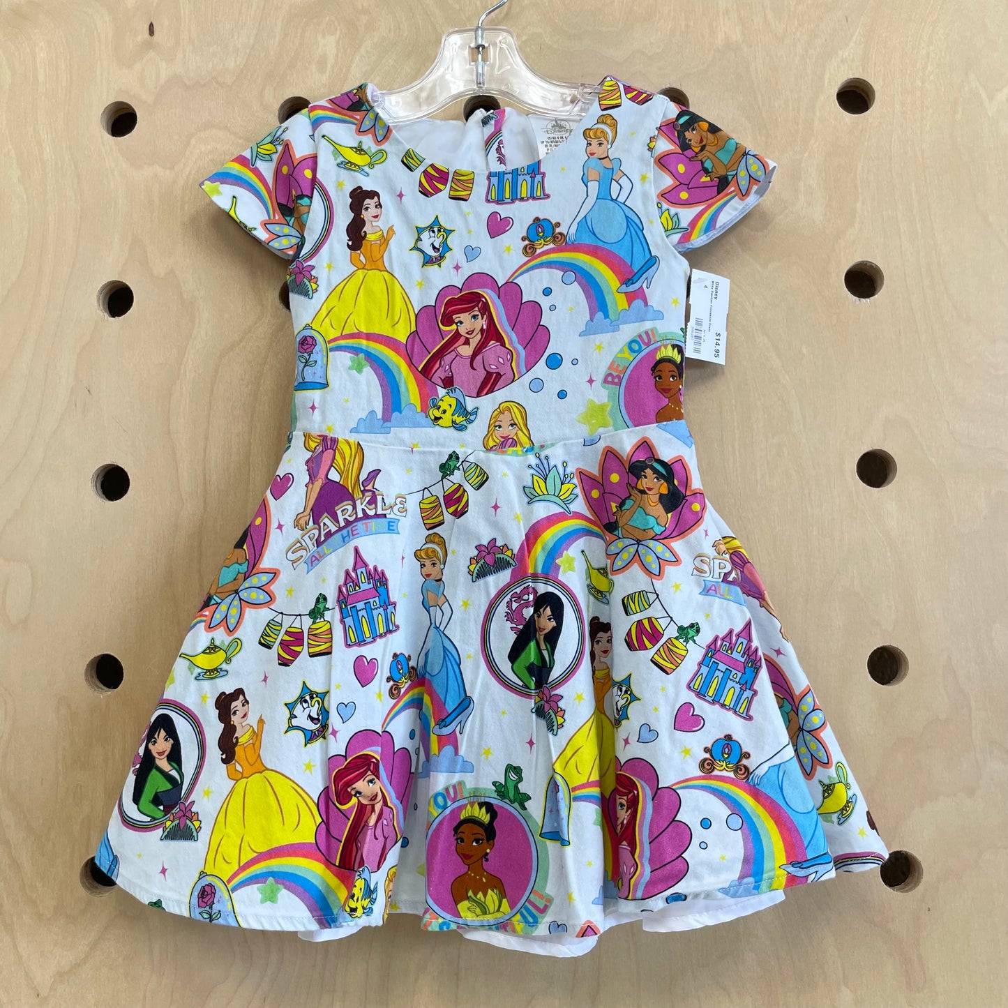 White Rainbow Princesses Dress