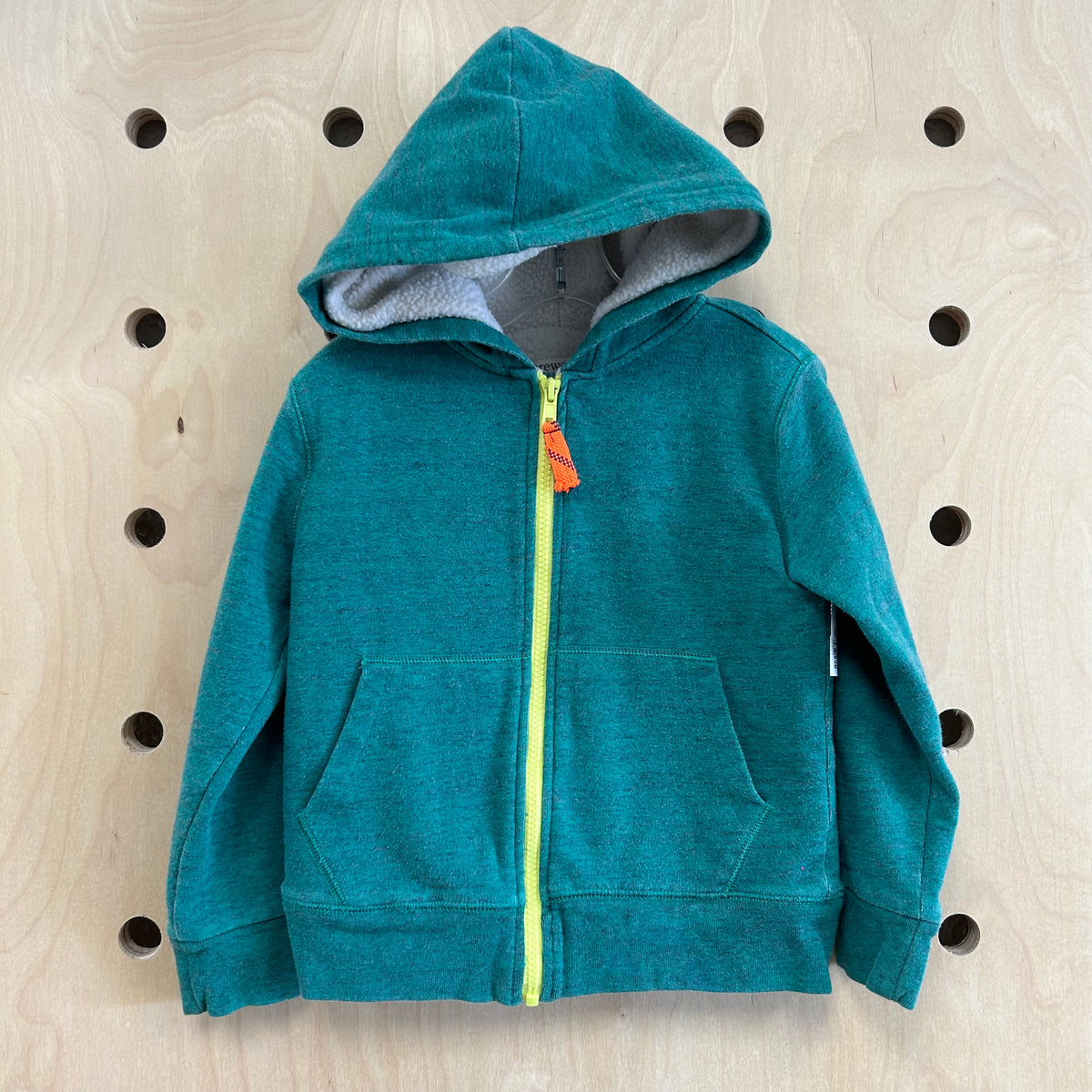 Green Lined Zip Hoodie