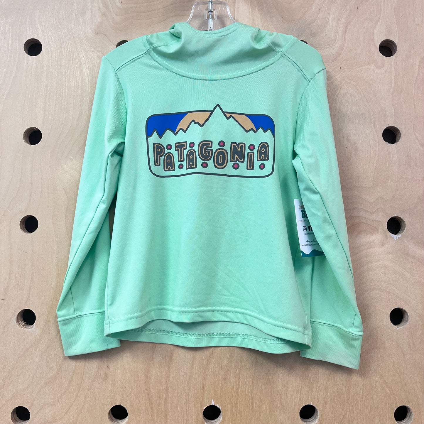 Green Logo Capilene Silkweight Hoodie