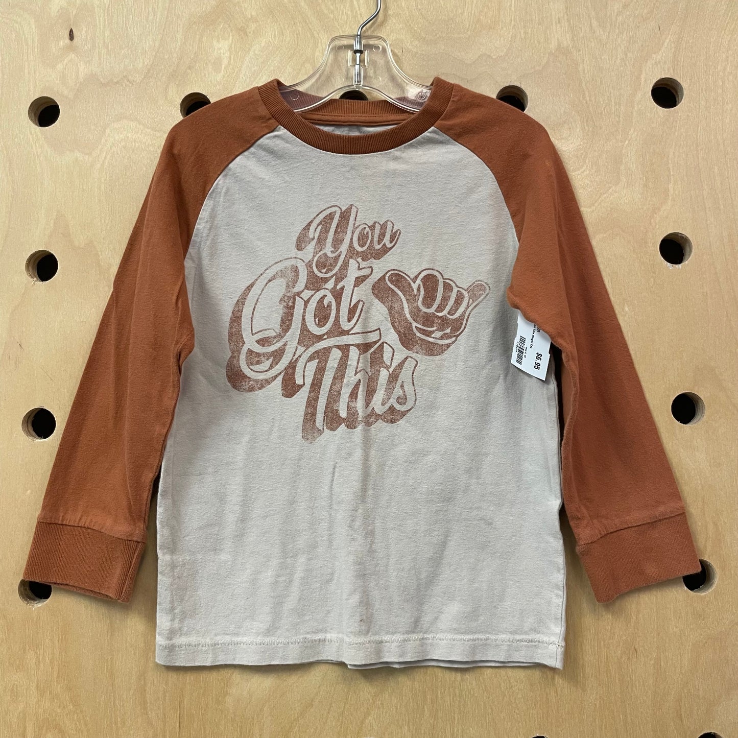 Brown You Got This Ringer Tee