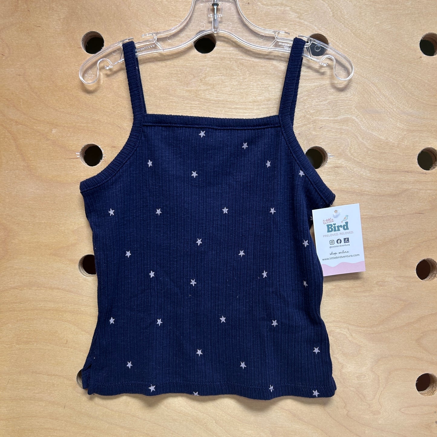 Blue Stars Ribbed Tank