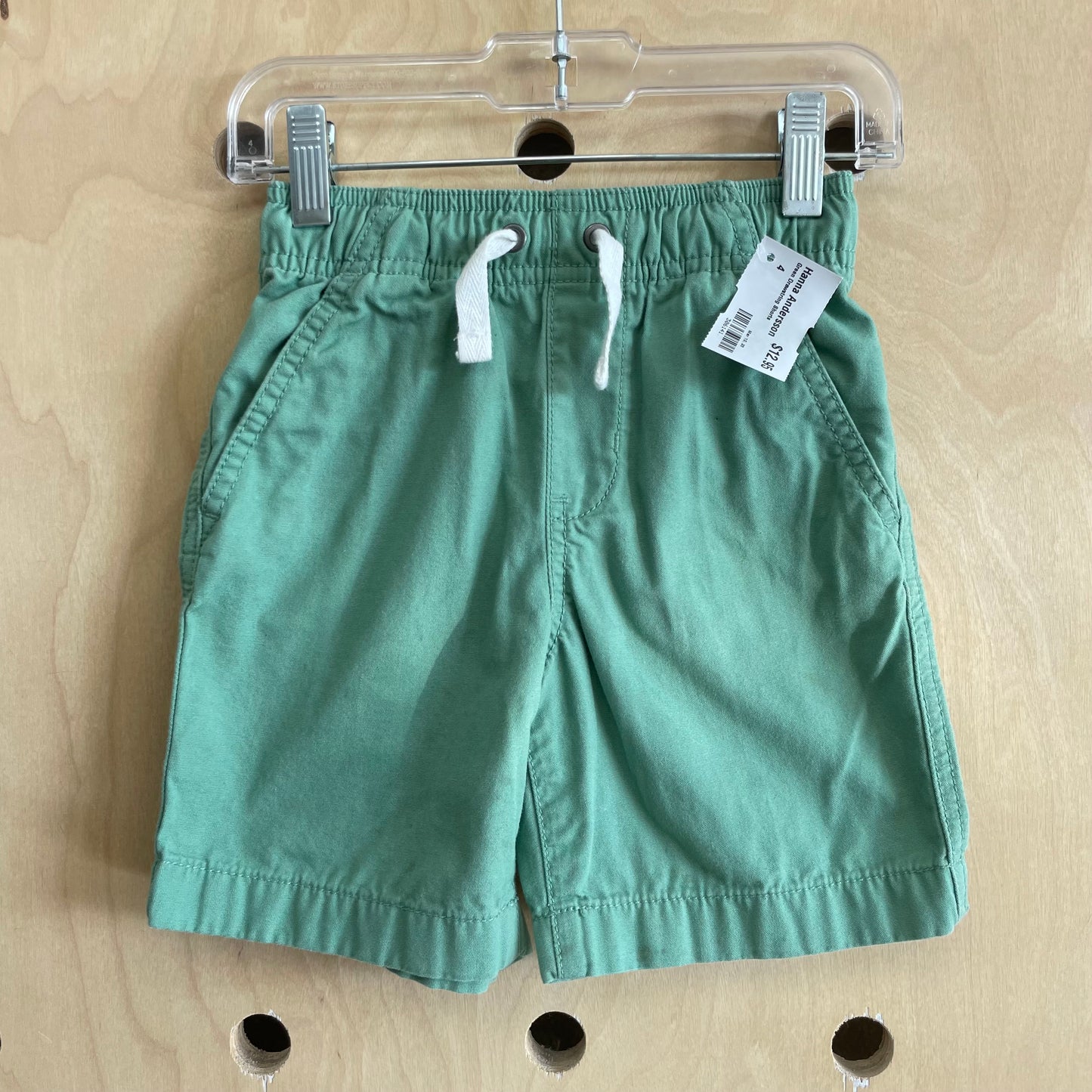 Green Drawstring Shorts