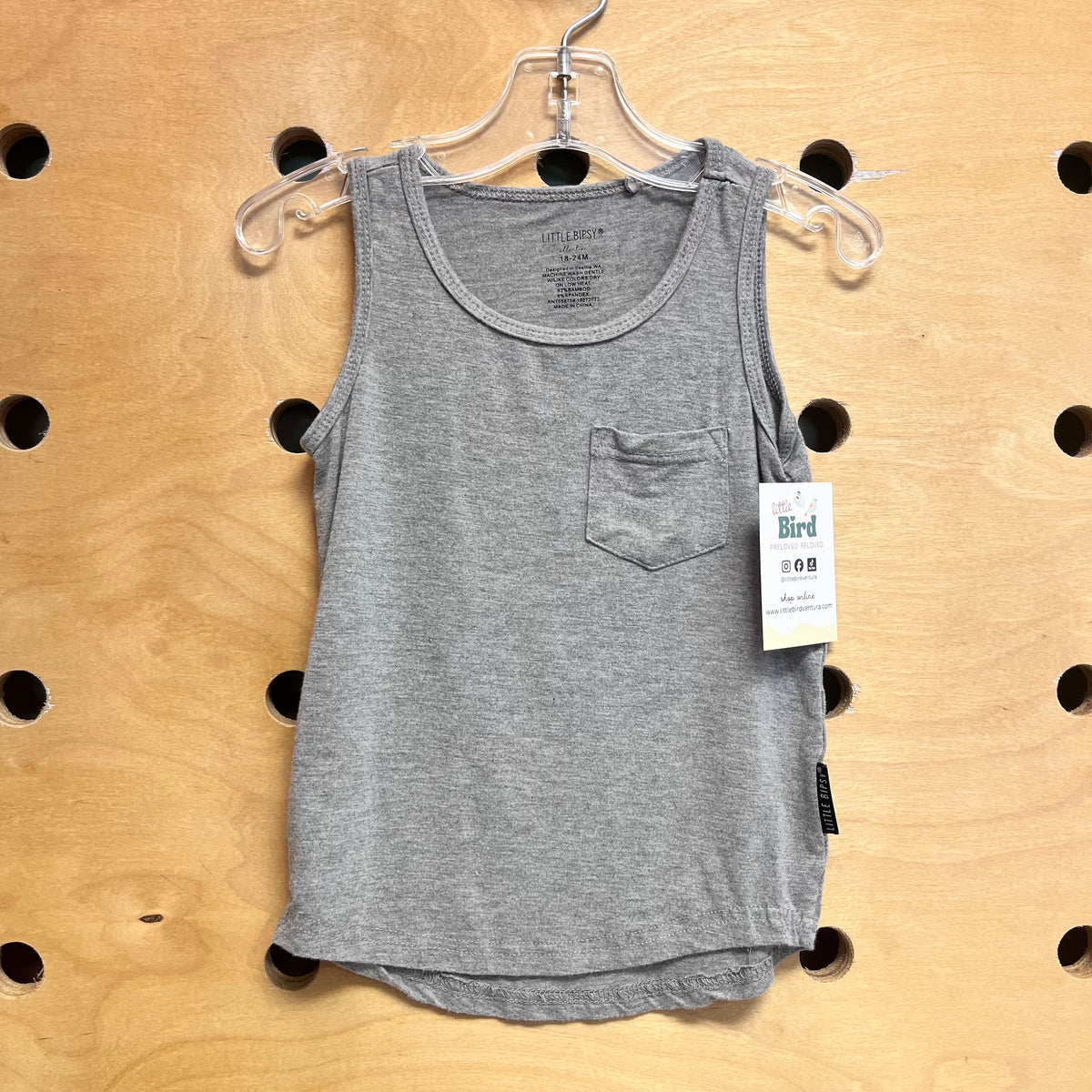 Grey Bamboo Tank