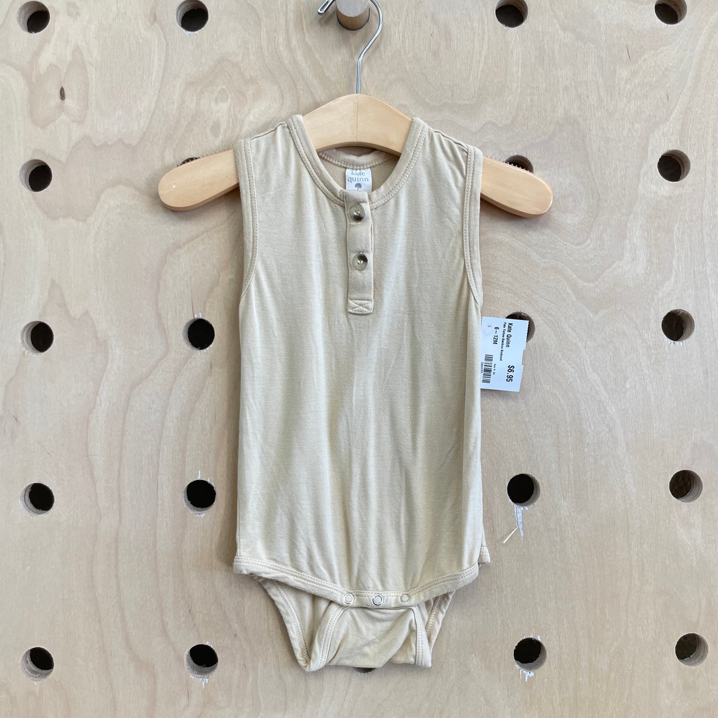 Pale Yellow Bamboo Bodysuit