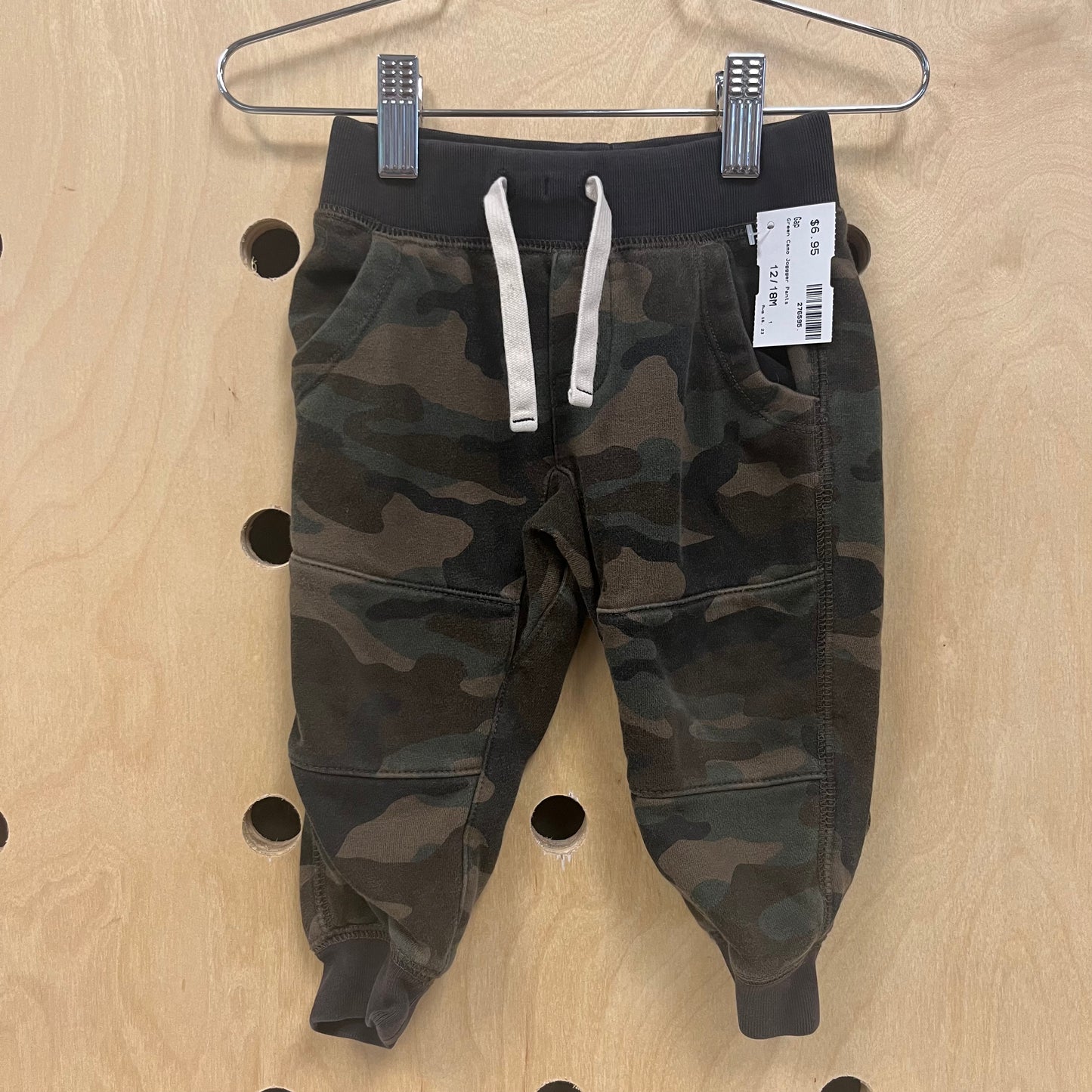 Green Camo Jogger Pants