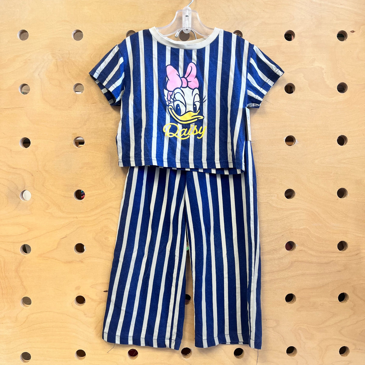 Blue Striped Daisy Outfit