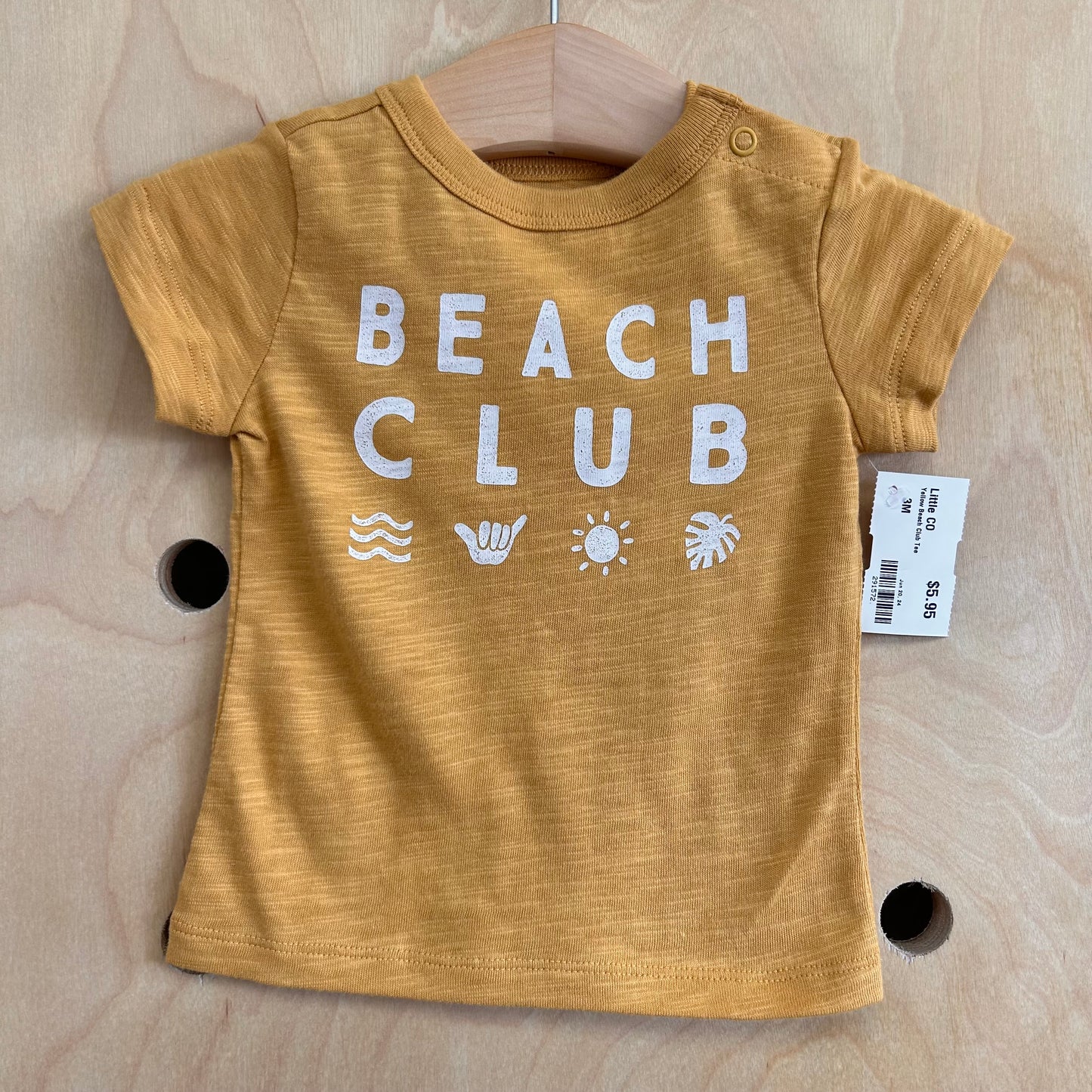 Yellow Beach Club Tee
