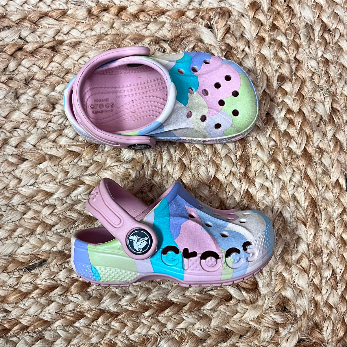 Pastel Print Baya Clogs