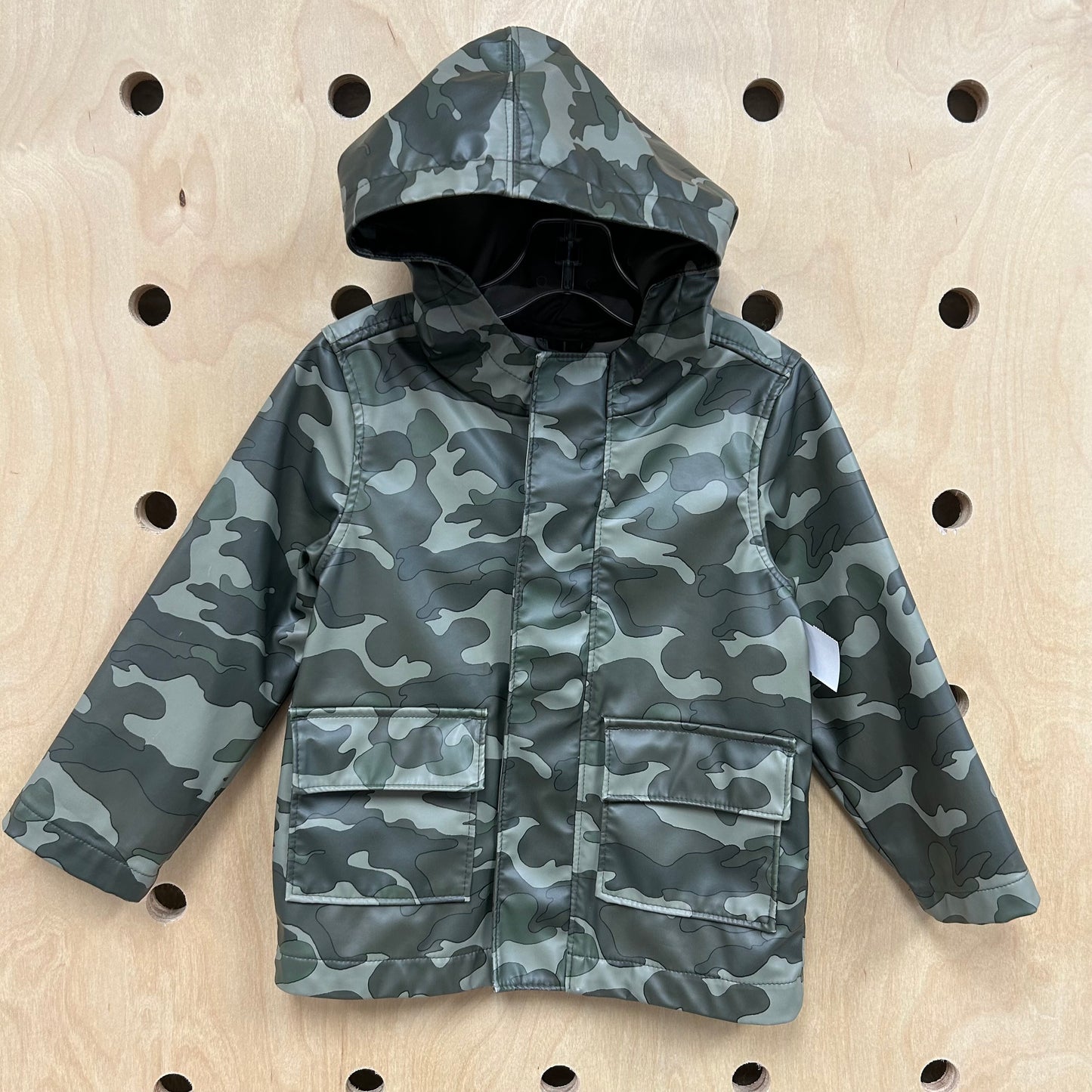 Green Camo Rain Jacket